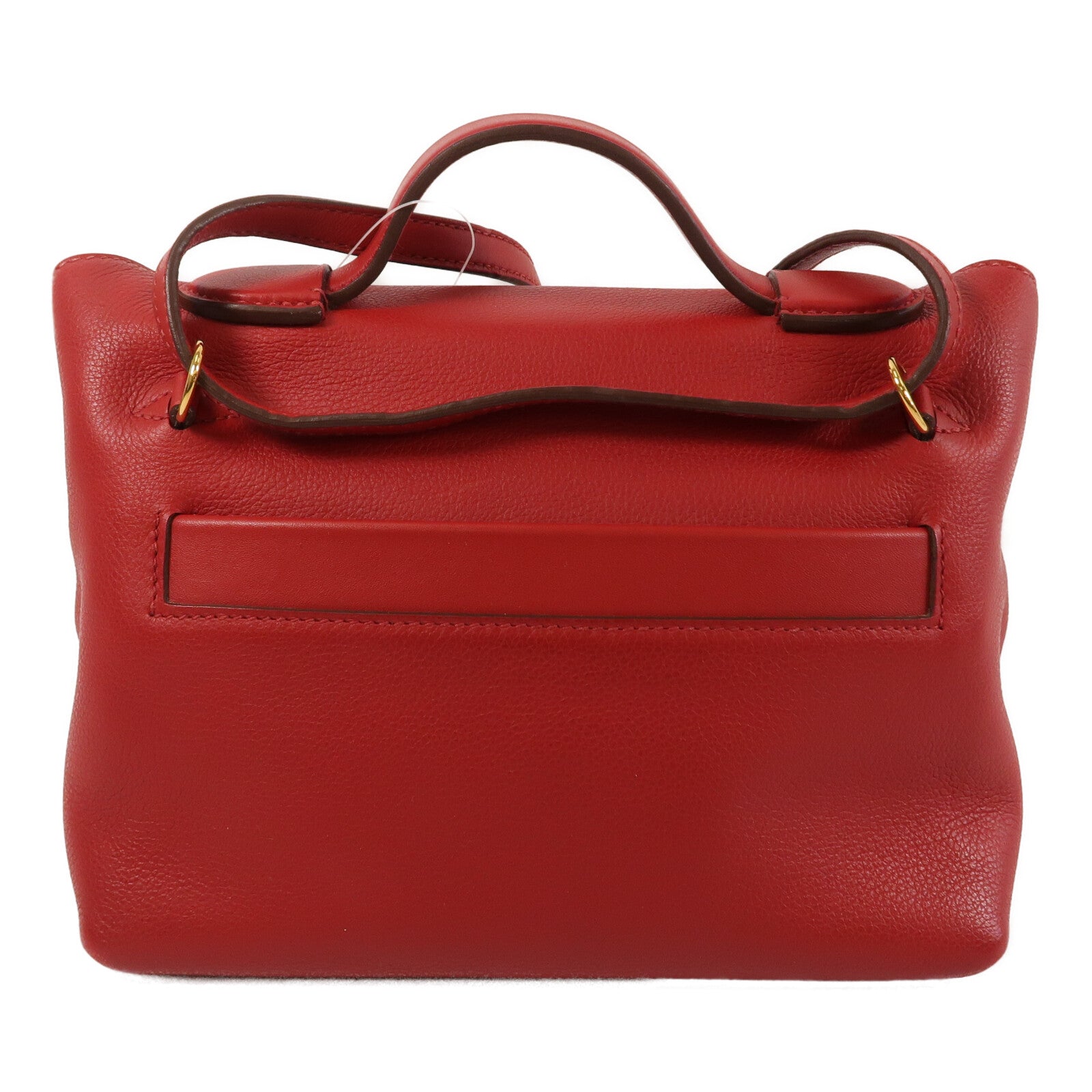 HERMES Evercolor皮革24/24 Mini肩背袋Rouge Piment