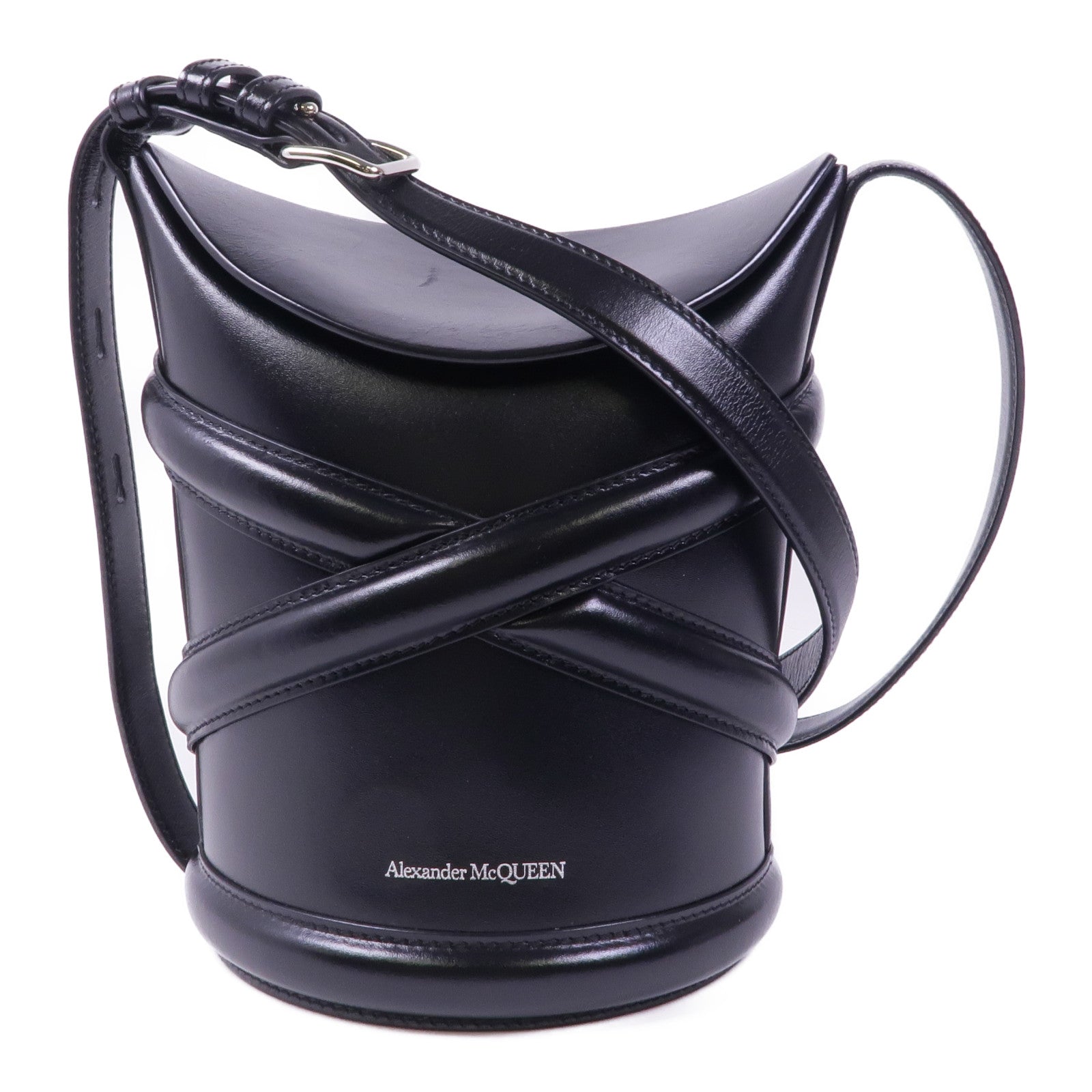 SELECTION 牛皮皮革Shoulder Bag銀扣肩背袋