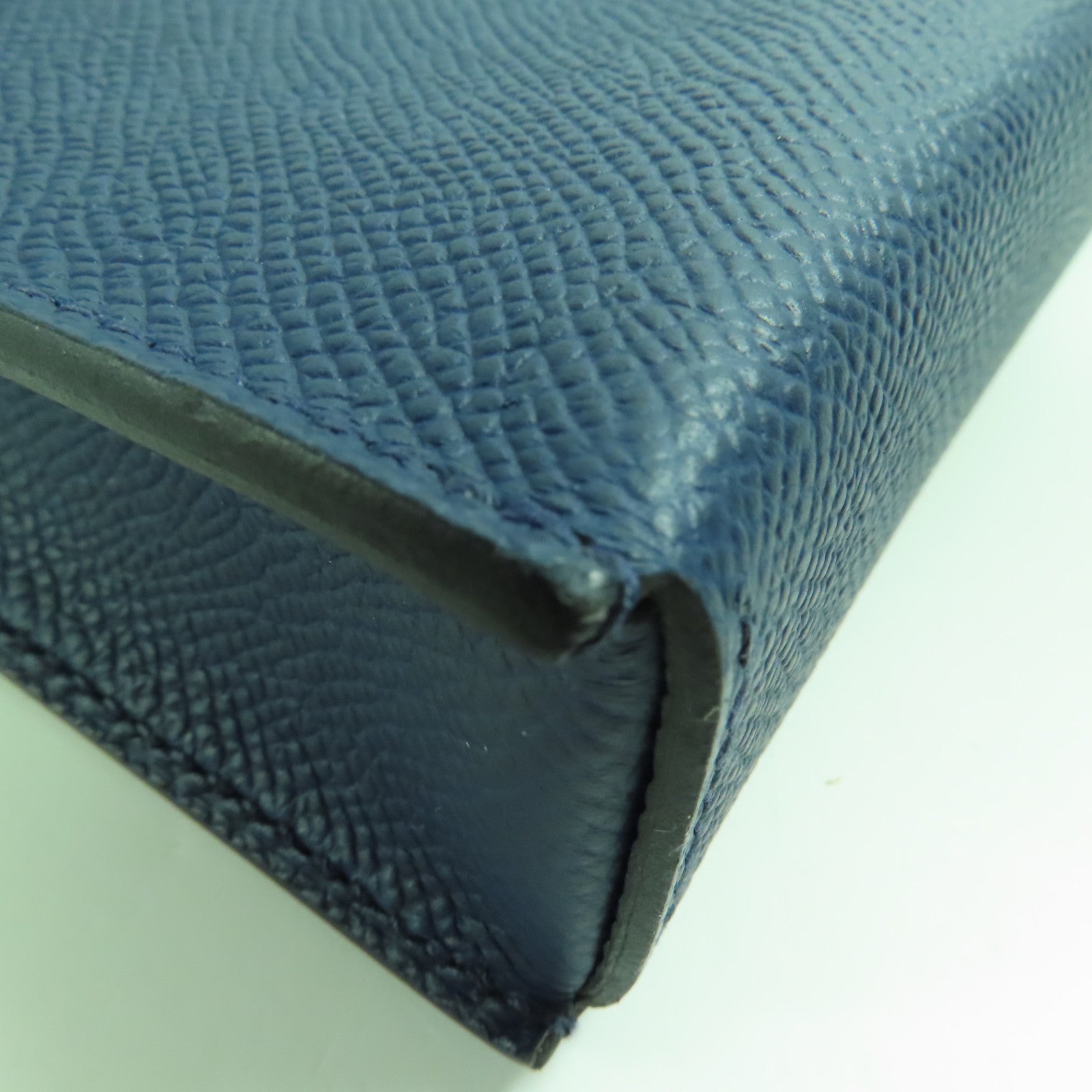 HERMES Epsom皮革Hermesnap Wallet銀扣肩背袋