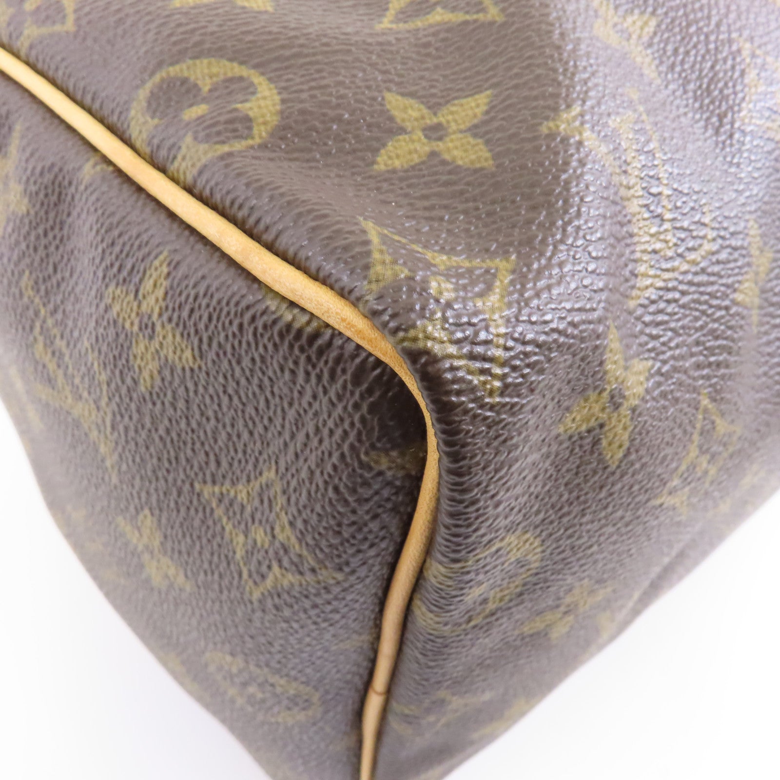 LOUIS VUITTON Monogram Speedy 25金扣手挽袋啡色