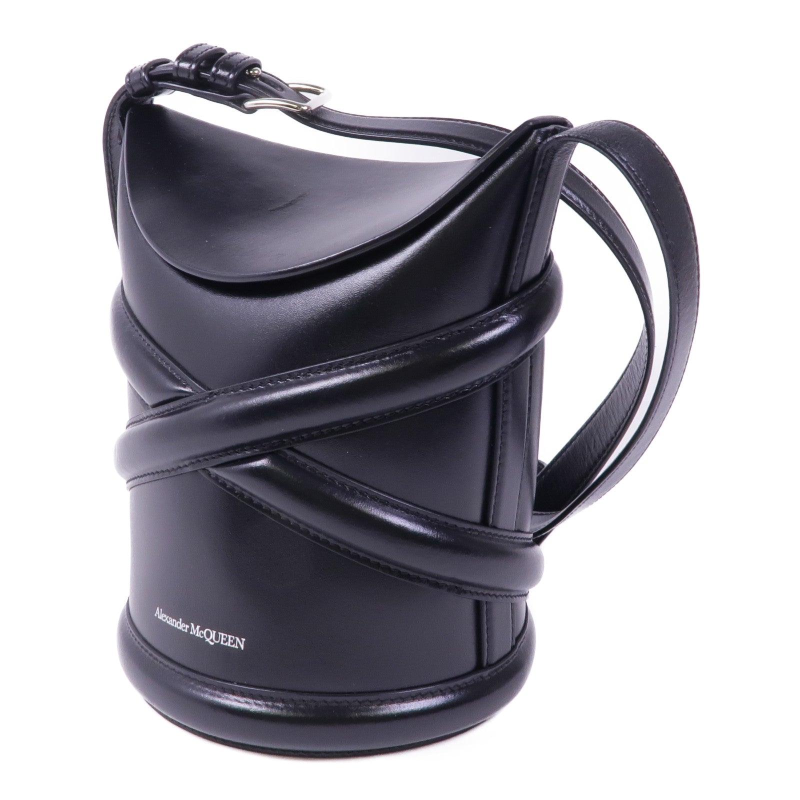 SELECTION 牛皮皮革Shoulder Bag銀扣肩背袋