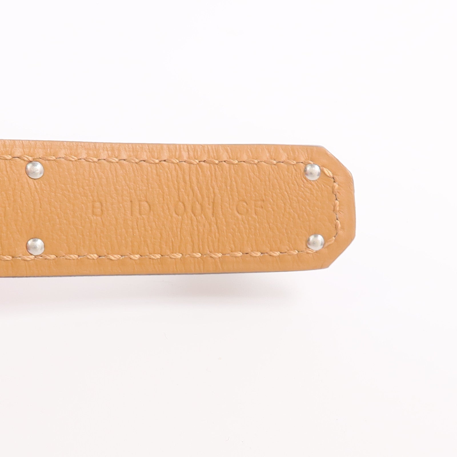 HERMES 【激減優惠】Epsom皮革Kelly 18 Belt皮帶Rose Mexico