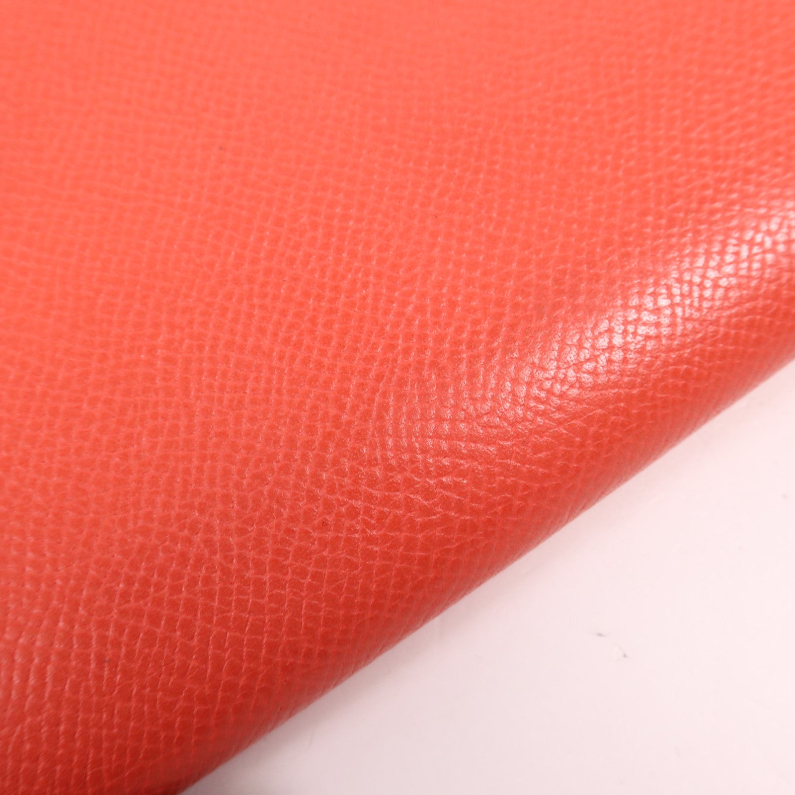 HERMES Clemence皮革Long Wallet銀扣長錢包Rose Jaipur