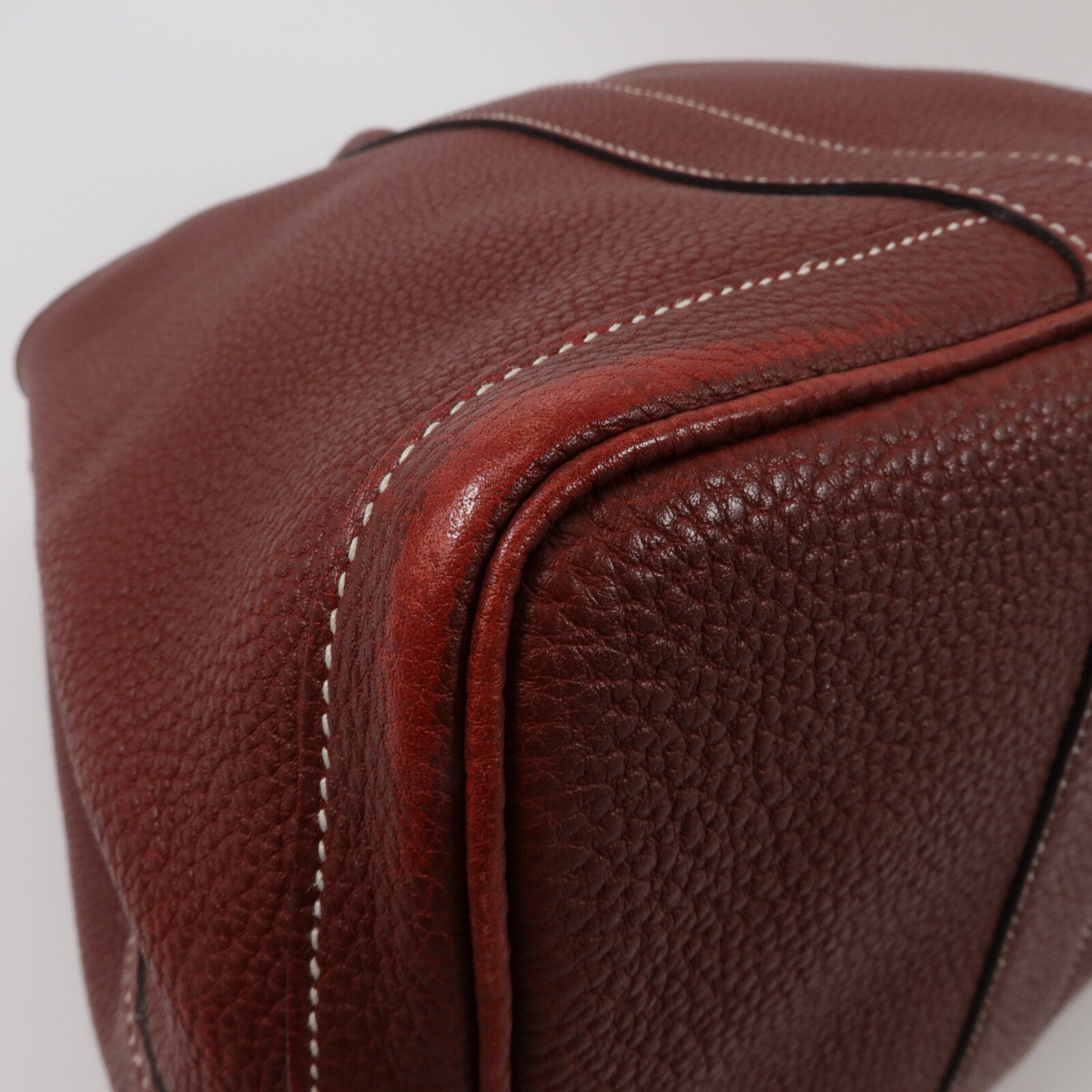 HERMES Negonda皮革Garden Party PM手挽袋Rouge H