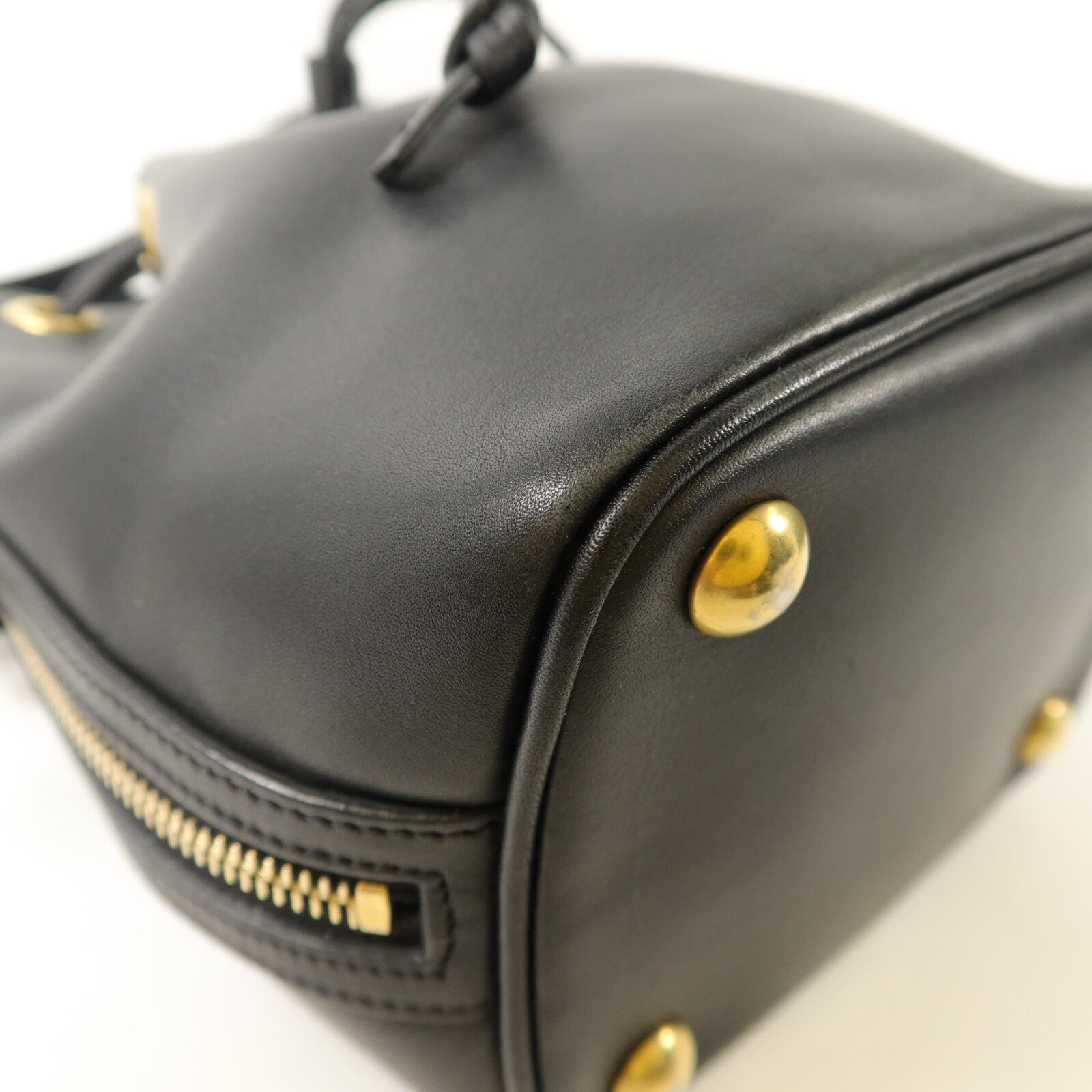 SAINT LAURENT 牛皮皮革Small Bucket手挽肩背兩用袋