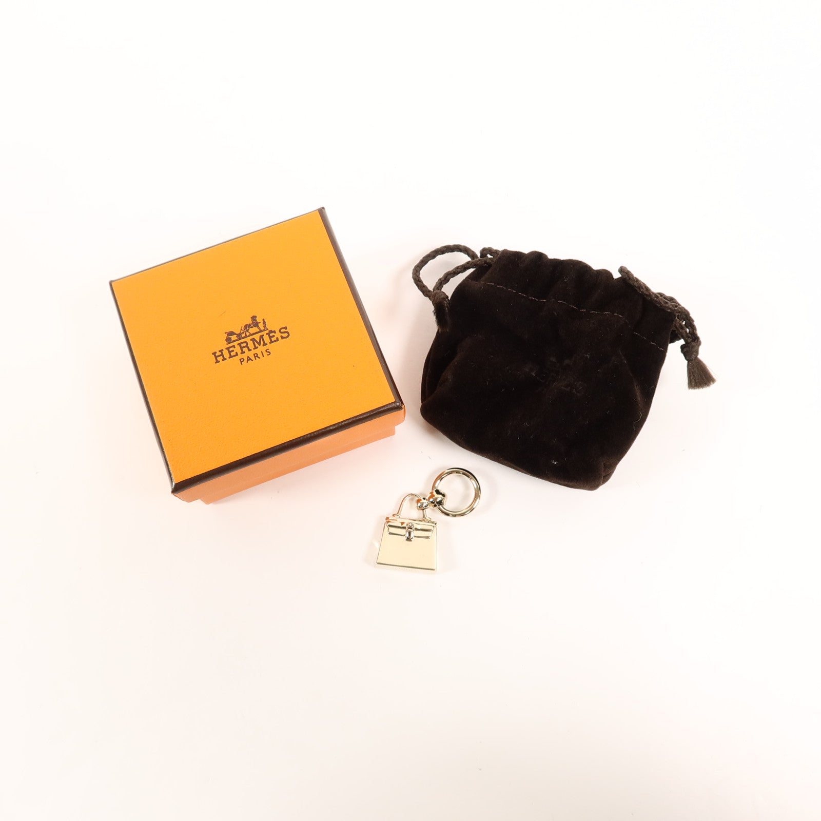 HERMES 金屬Mini Kelly Scarf Ring絲巾扣