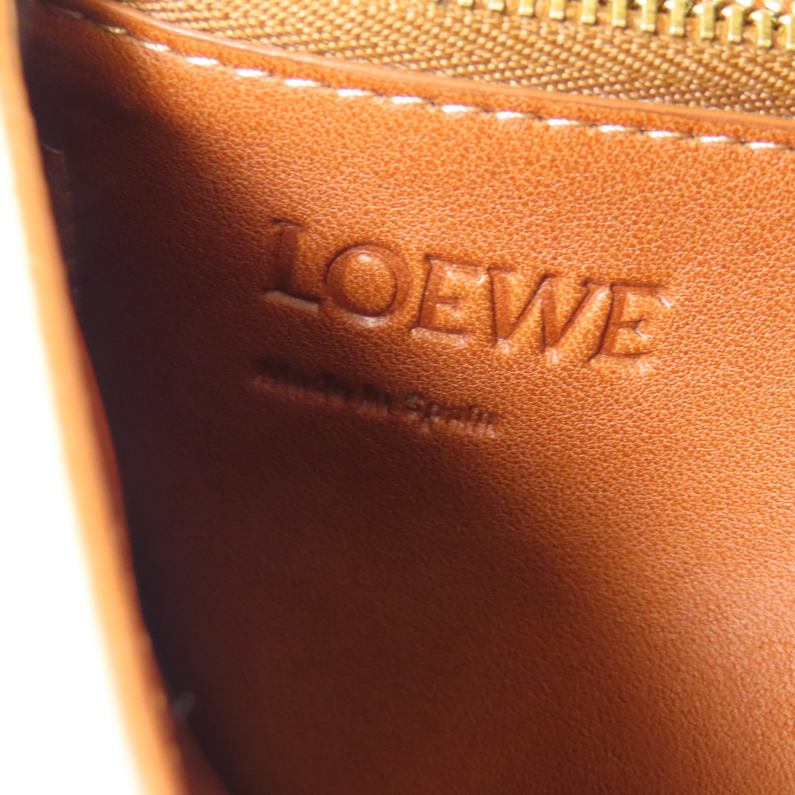 LOEWE 【激減優惠】牛皮皮革Barcelona mini金扣肩背袋
