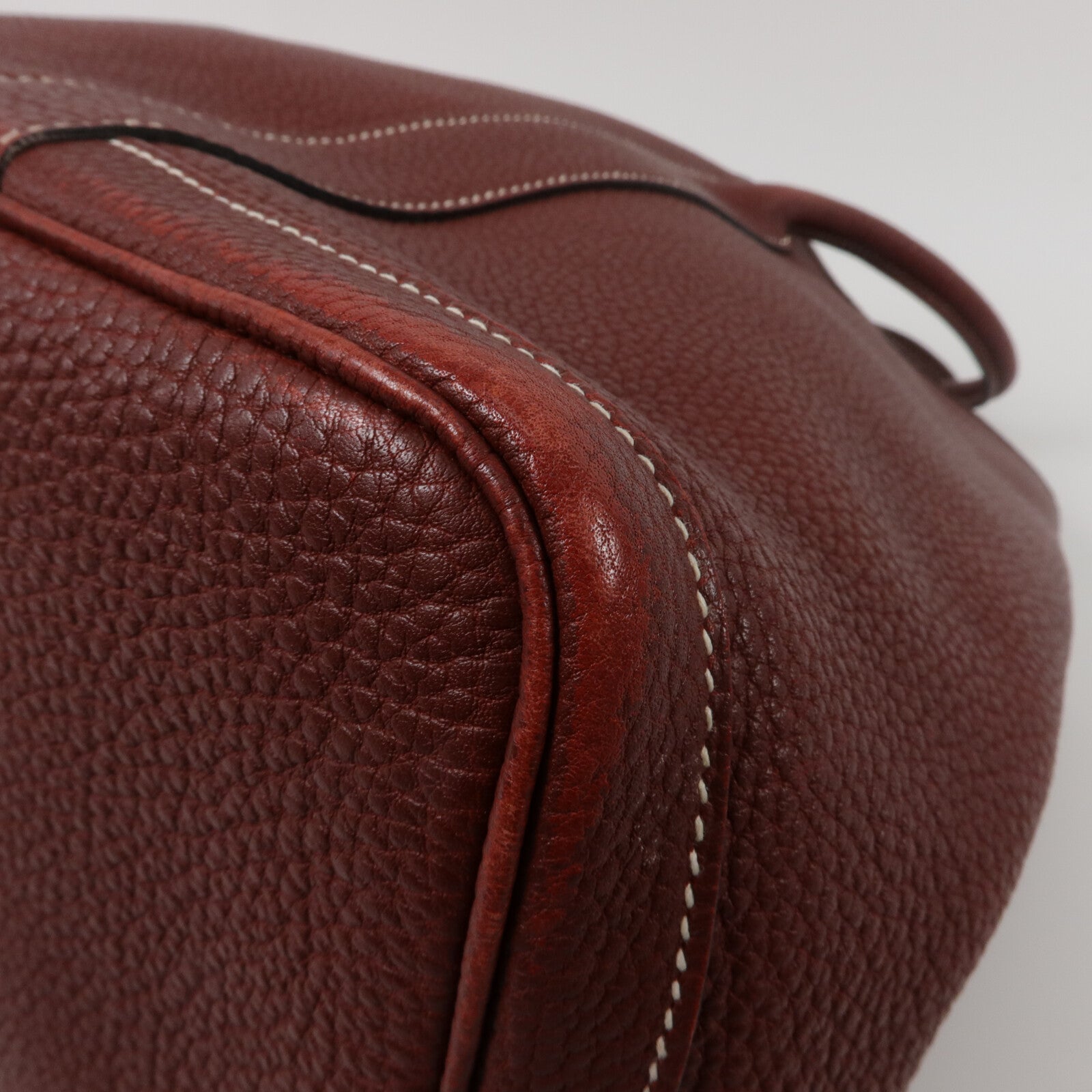 HERMES Negonda皮革Garden Party PM手挽袋Rouge H