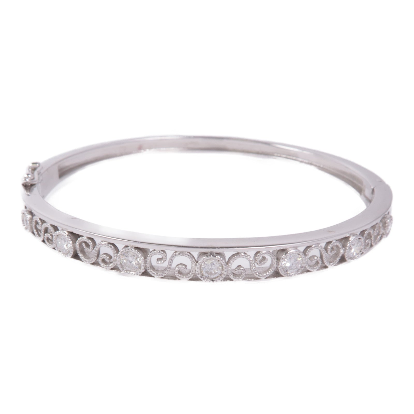 JEWELRY 18K白金Diamond Bracelets鑽石手鐲