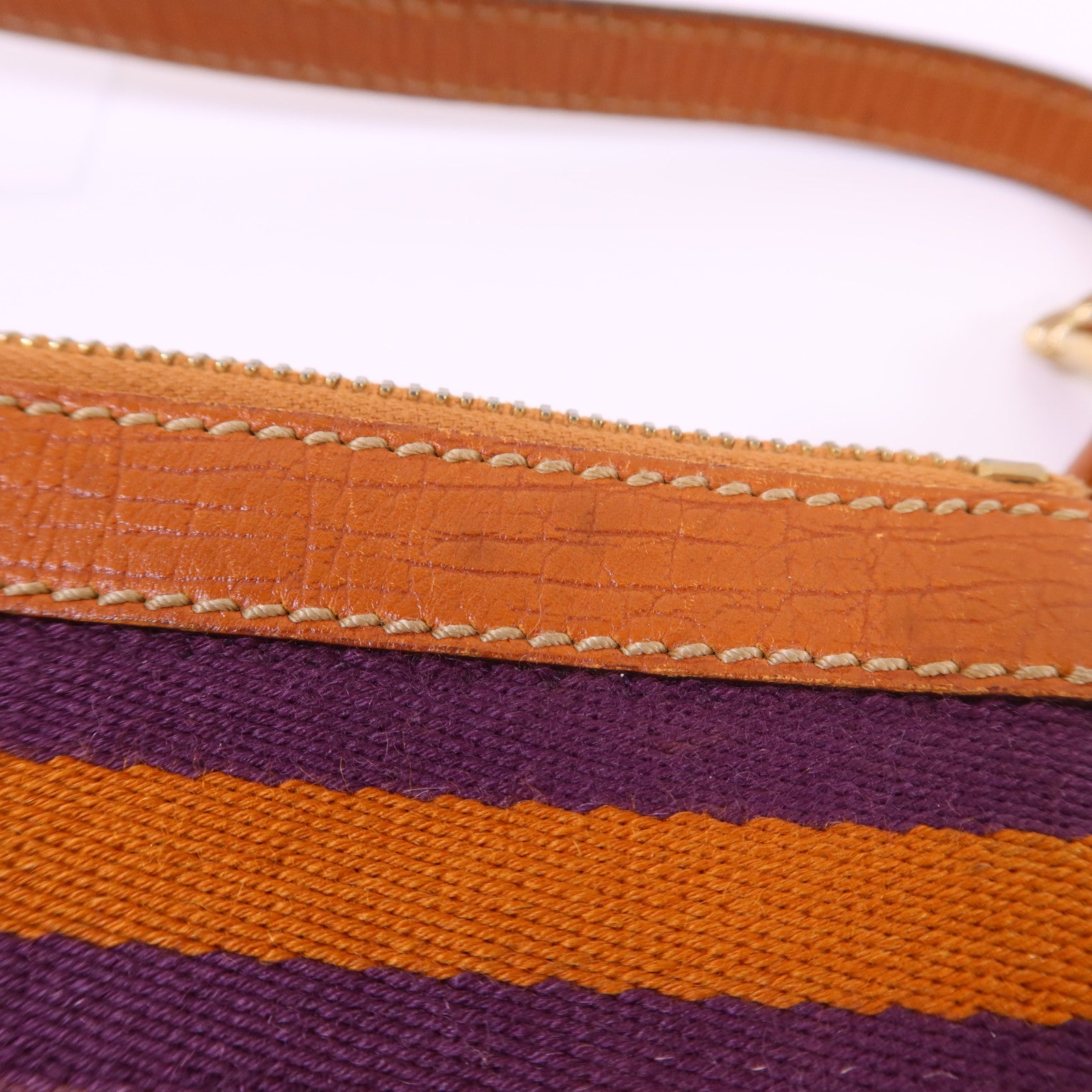 GUCCI 帆布Shoulder Bag金扣肩背袋