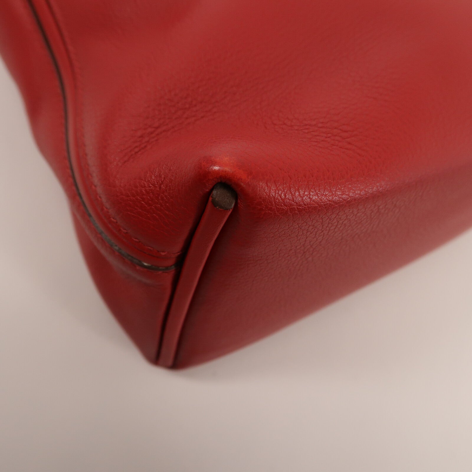 HERMES Evercolor皮革24/24 Mini肩背袋Rouge Piment