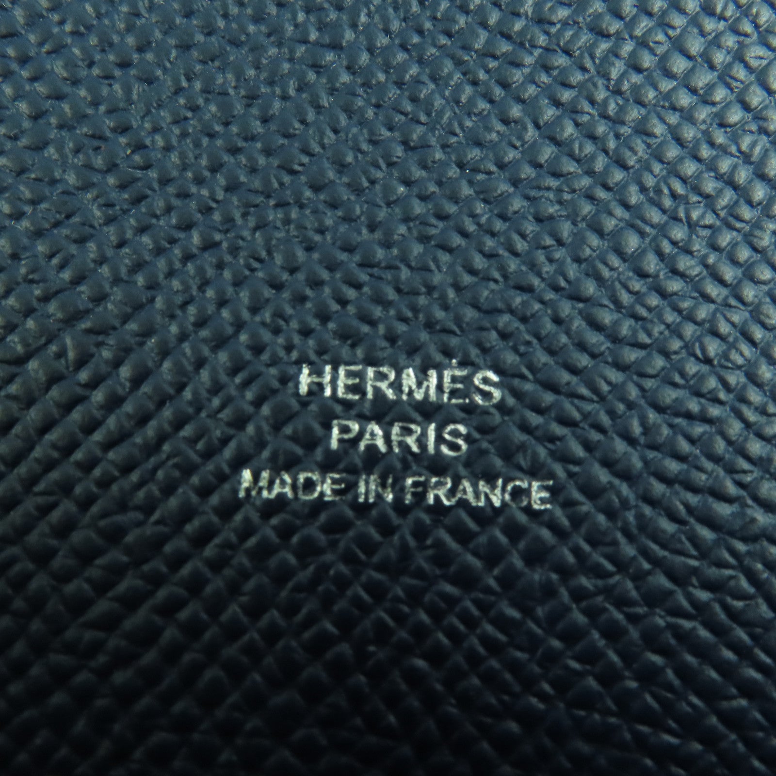HERMES Epsom皮革Hermesnap Wallet銀扣肩背袋