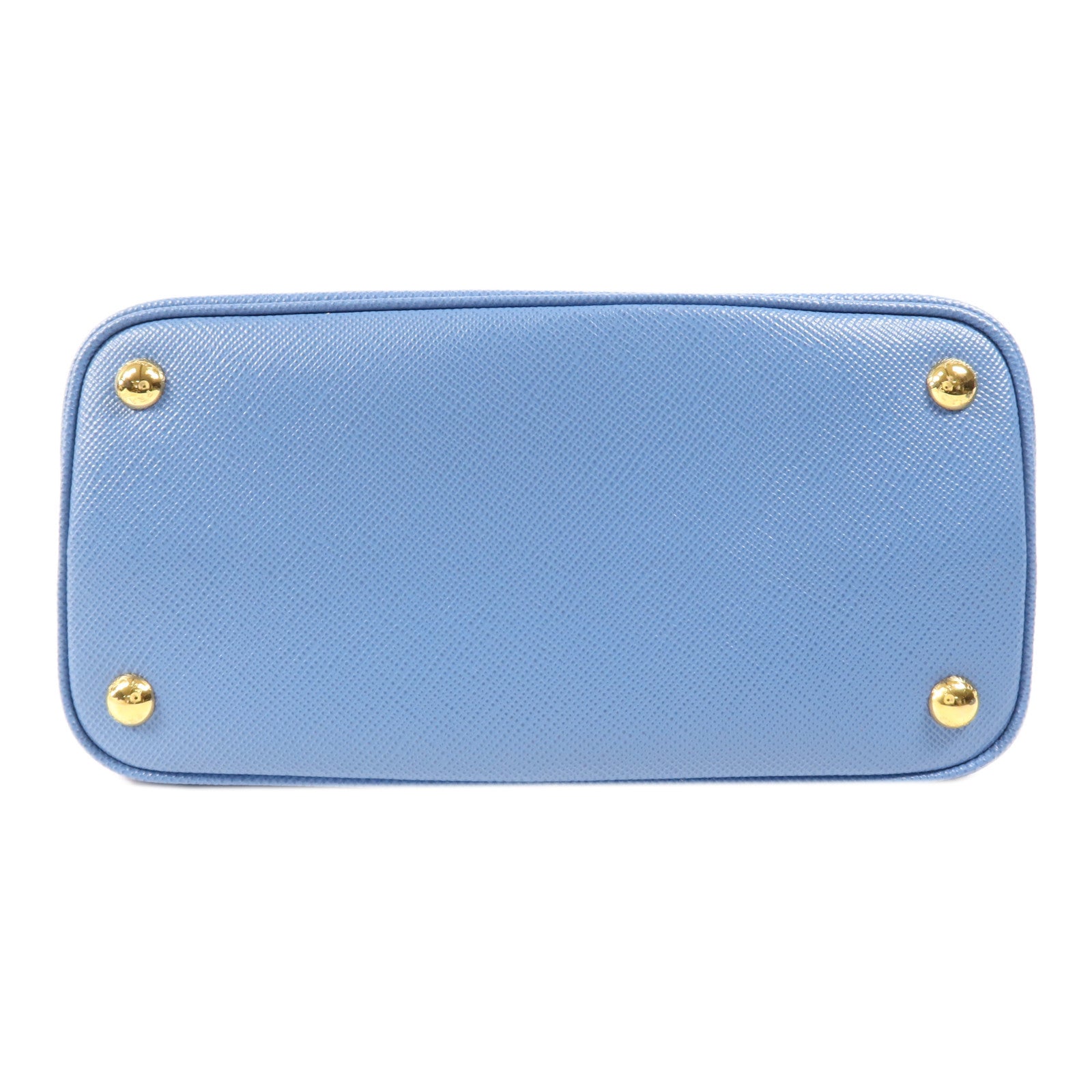 PRADA 牛皮皮革Double Saffiano金扣手挽肩背兩用袋