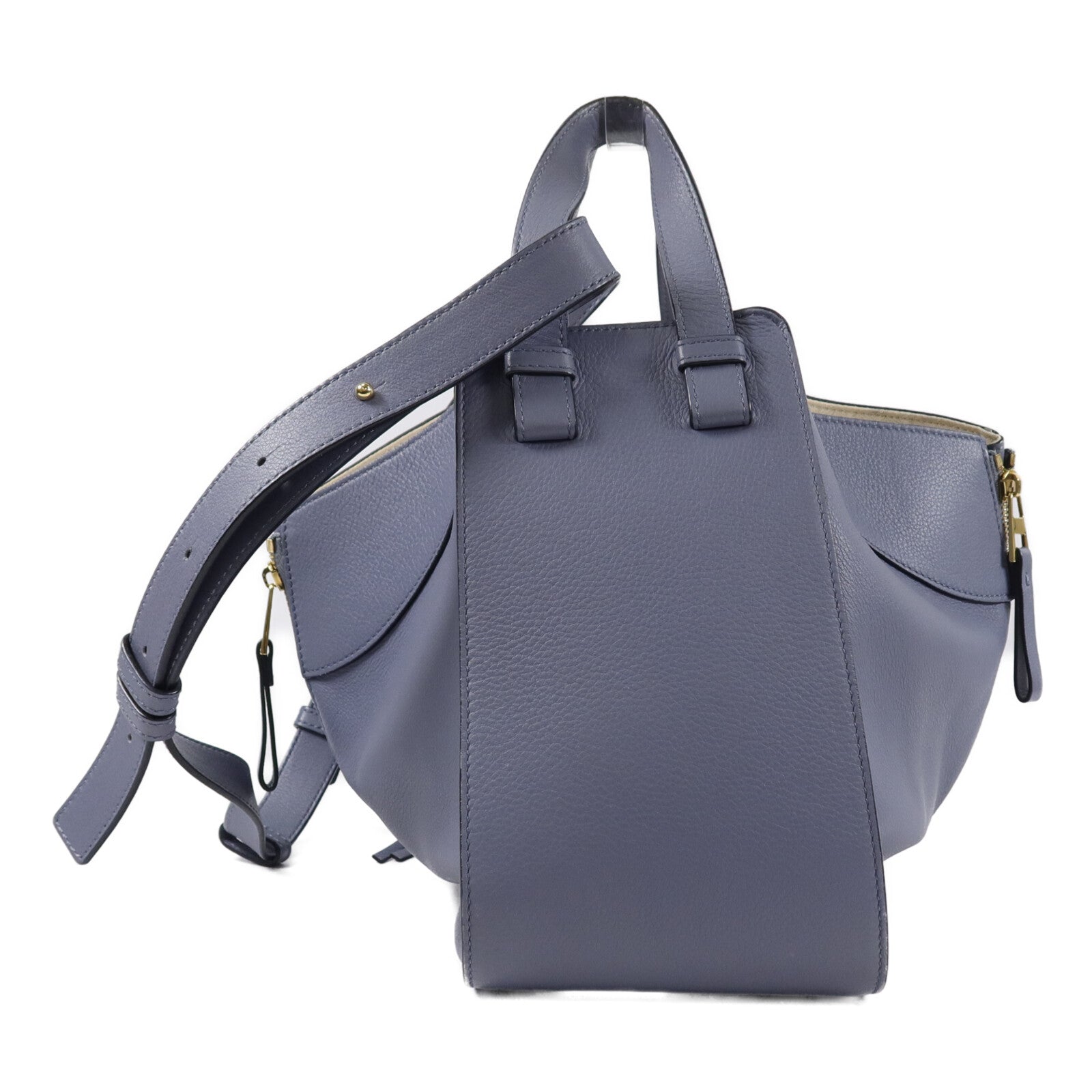LOEWE 牛皮皮革Hammock Medium手挽肩背兩用袋