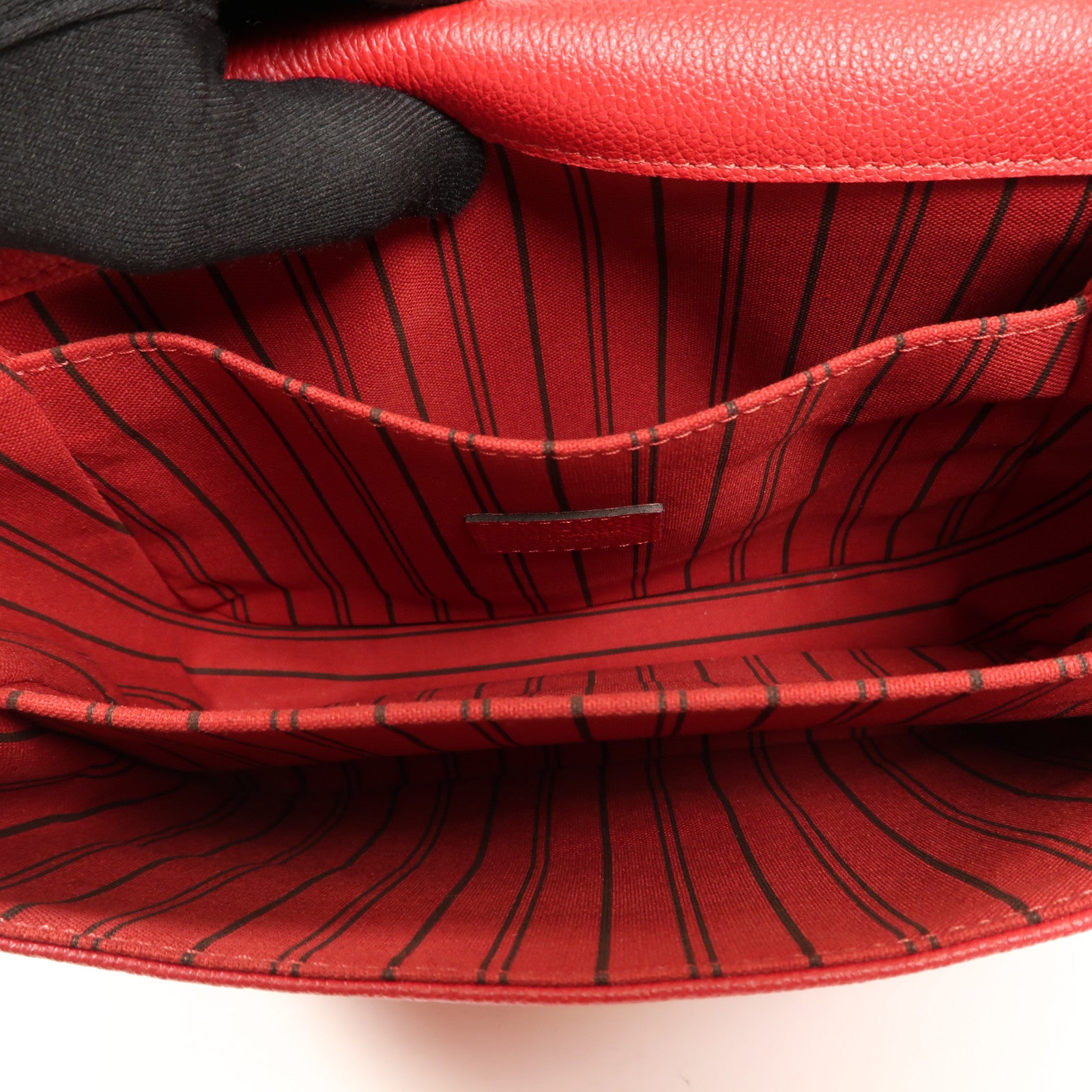 LOUIS VUITTON Monogram Empreinte Pochette Metis金扣手挽肩背兩用袋