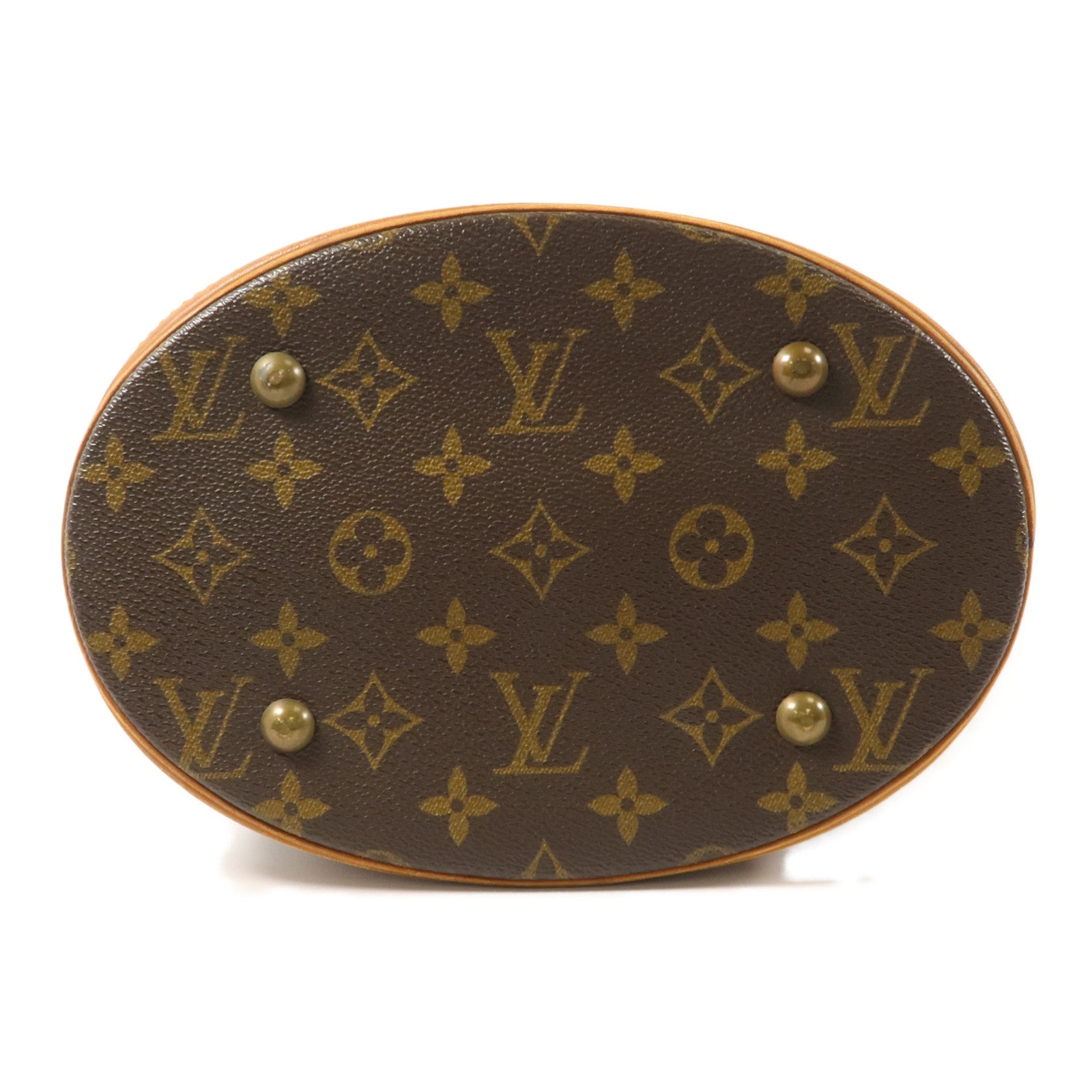 LOUIS VUITTON Monogram Bucket PM金扣手挽袋