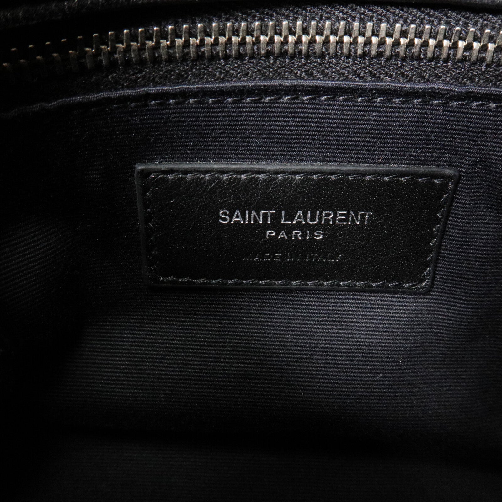 SAINT LAURENT 羊皮皮革Puffer Toy鏈帶肩背袋