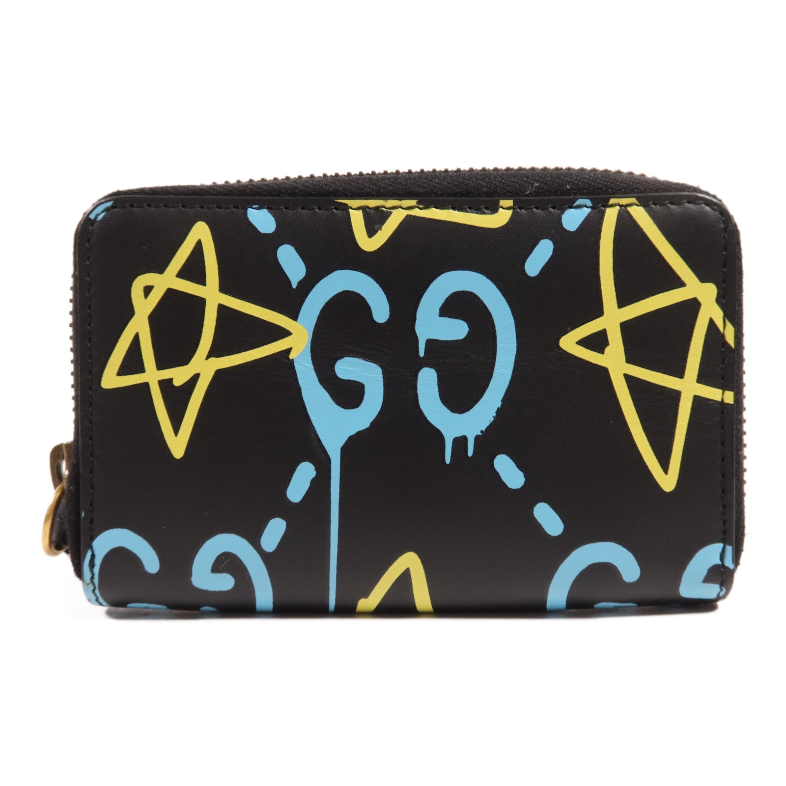 GUCCI 牛皮皮革Card Case金扣卡片套