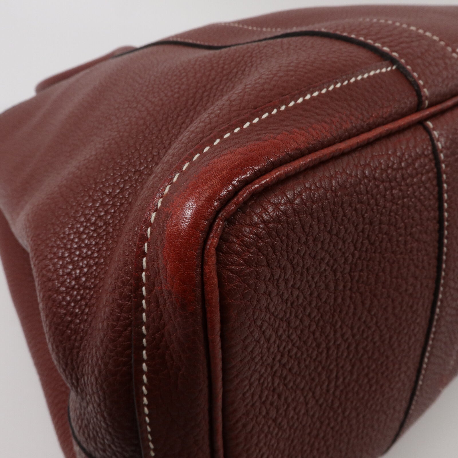 HERMES Negonda皮革Garden Party PM手挽袋Rouge H