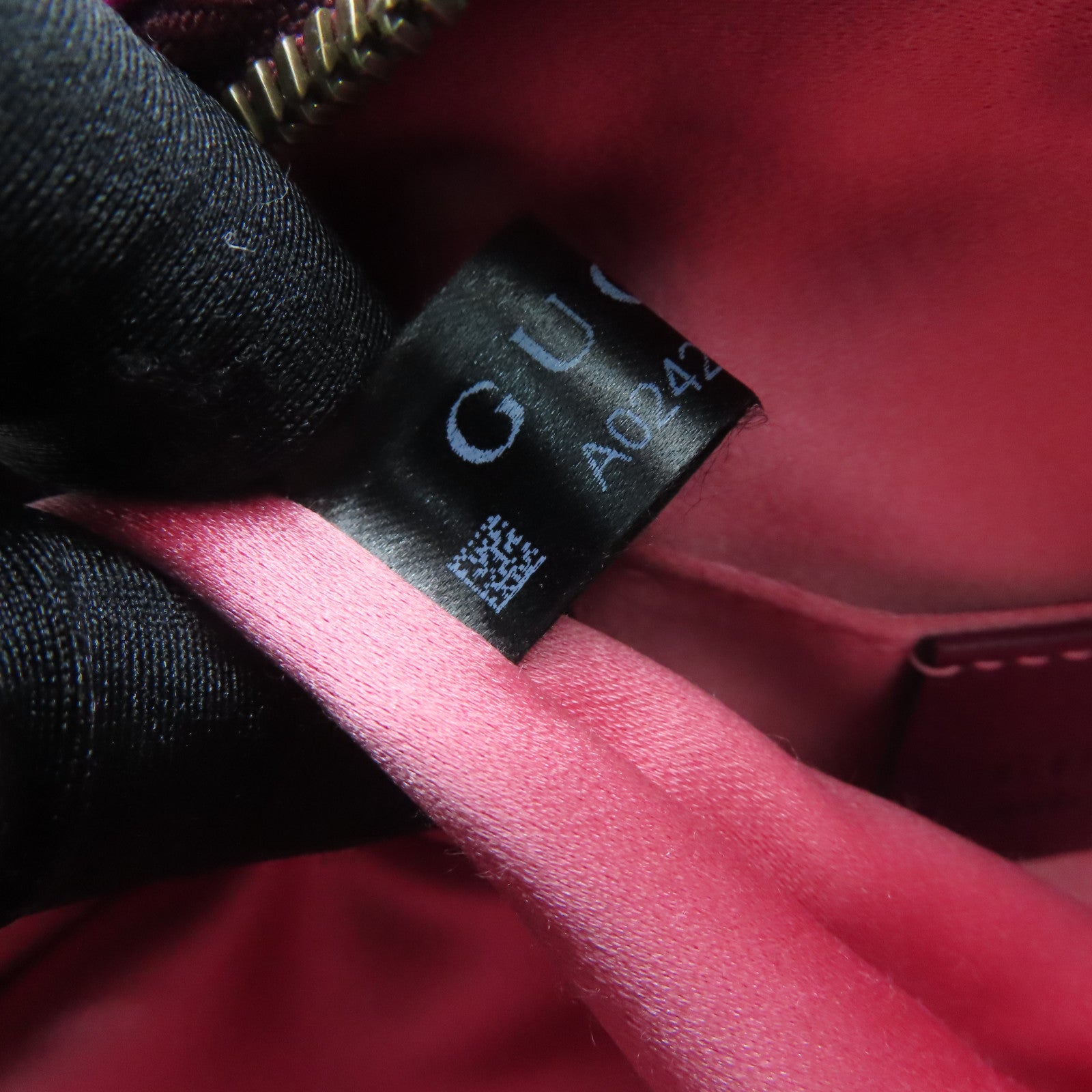 GUCCI 斜紋Velvet Waist Bag金扣腰包紫色