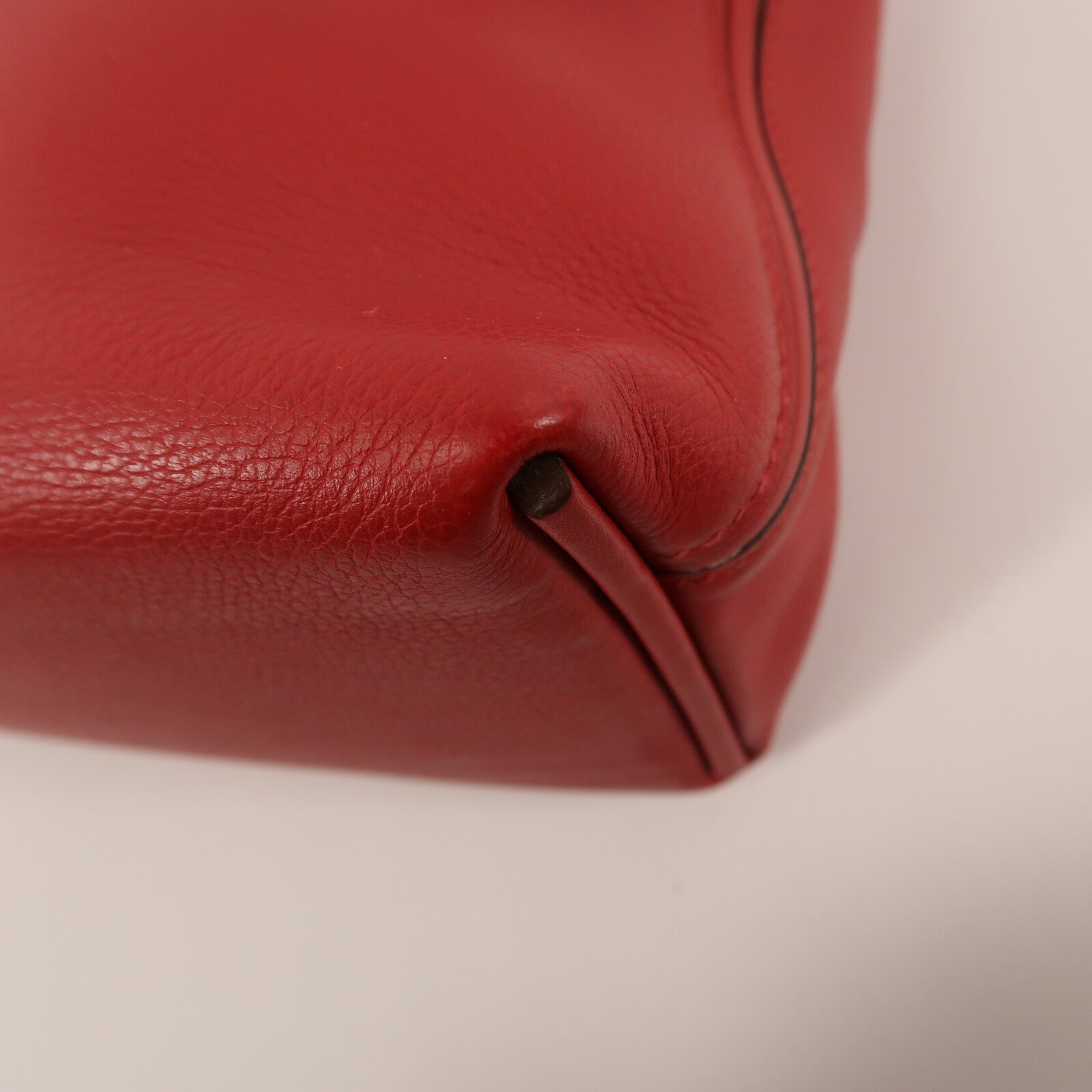 HERMES Evercolor皮革24/24 Mini肩背袋Rouge Piment