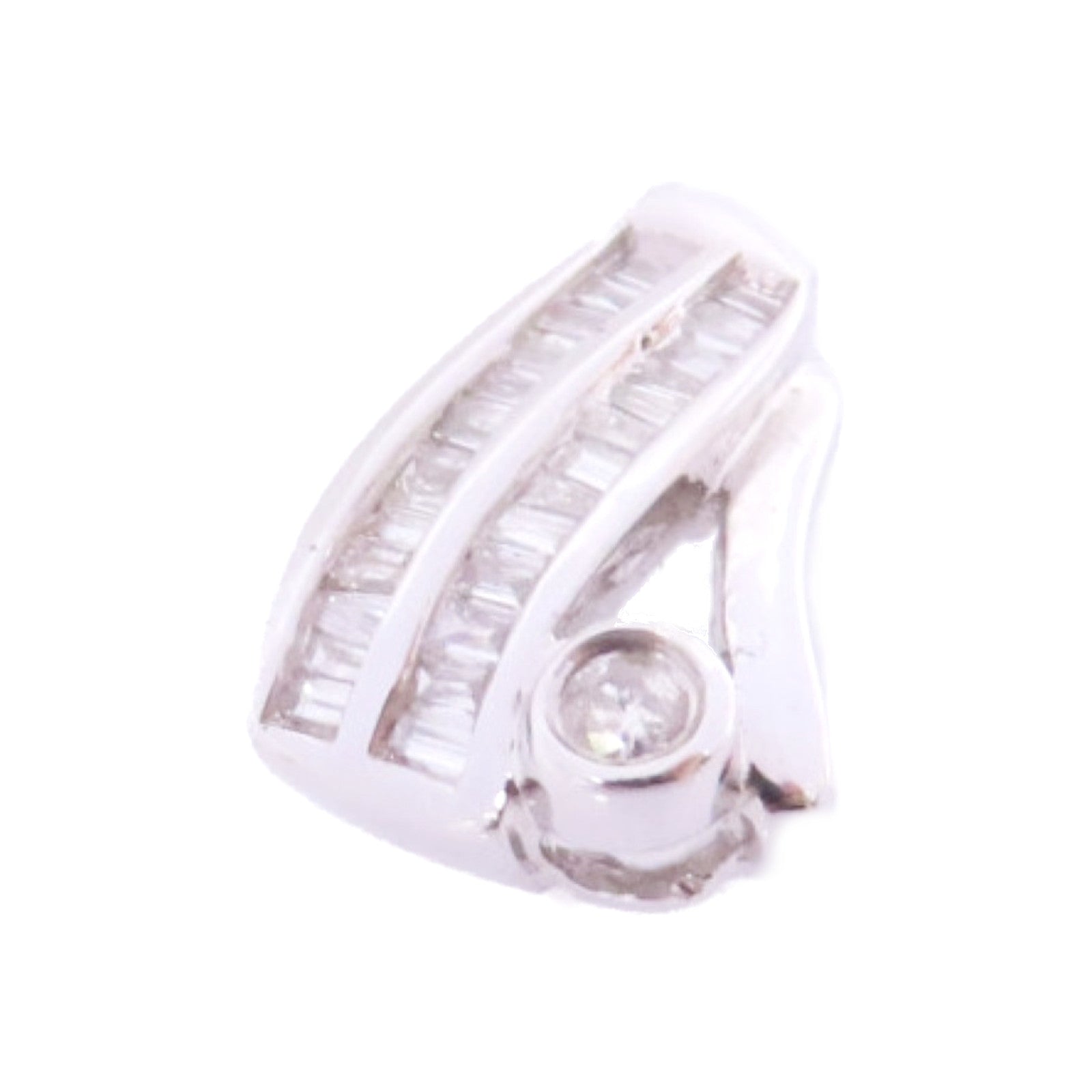 JEWELRY 18K白金/鑽石Diamond Diamond Top吊墜頭扣