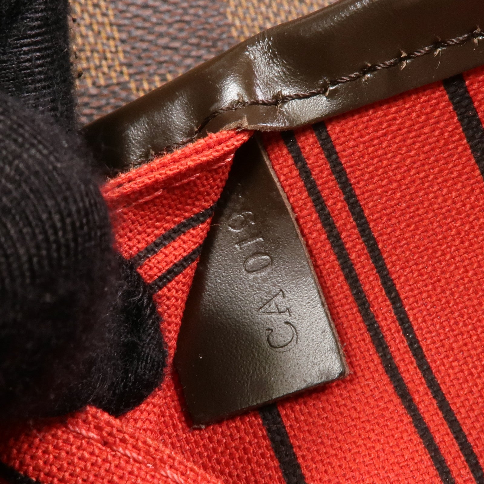 LOUIS VUITTON Damier Neverfull MM金扣手挽袋/肩背袋
