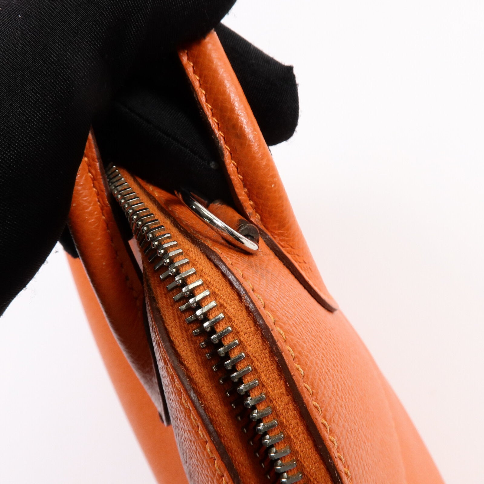 HERMES Epsom皮革Bolide 27手挽袋Feu