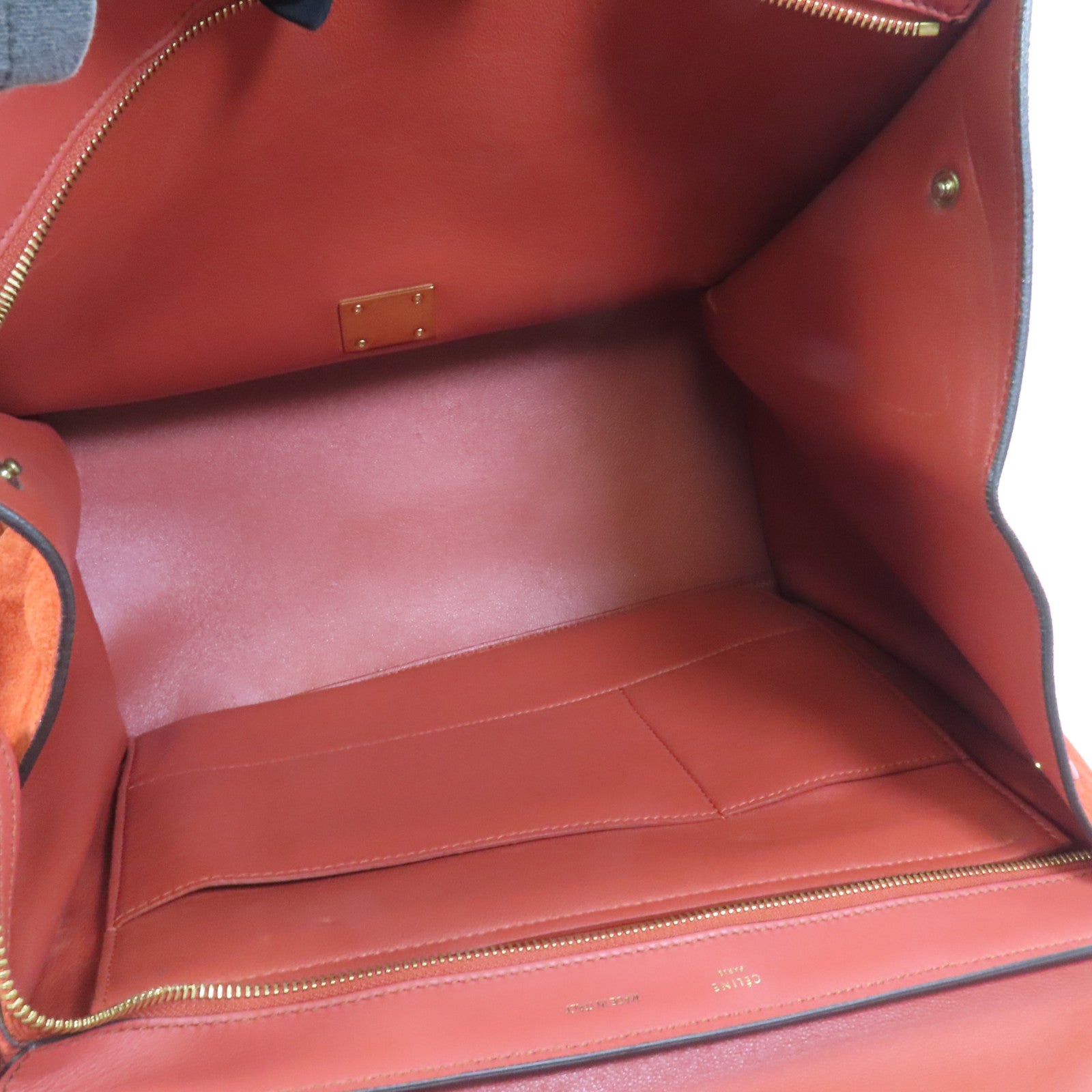 CELINE 【激減優惠】牛皮皮革/麂皮皮革Trapeze金扣手挽袋