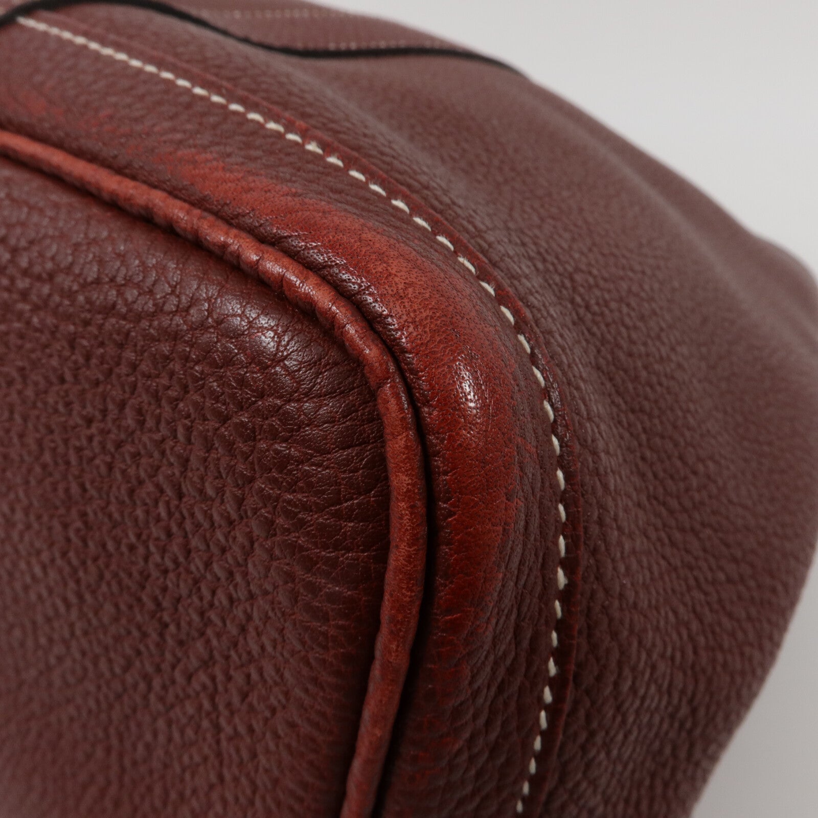 HERMES Negonda皮革Garden Party PM手挽袋Rouge H