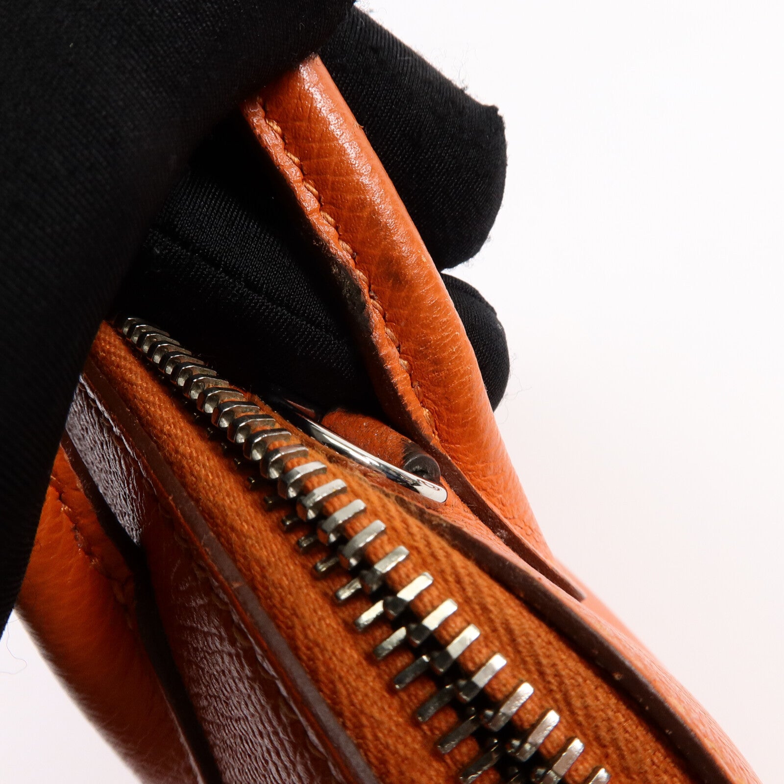 HERMES Epsom皮革Bolide 27手挽袋Feu