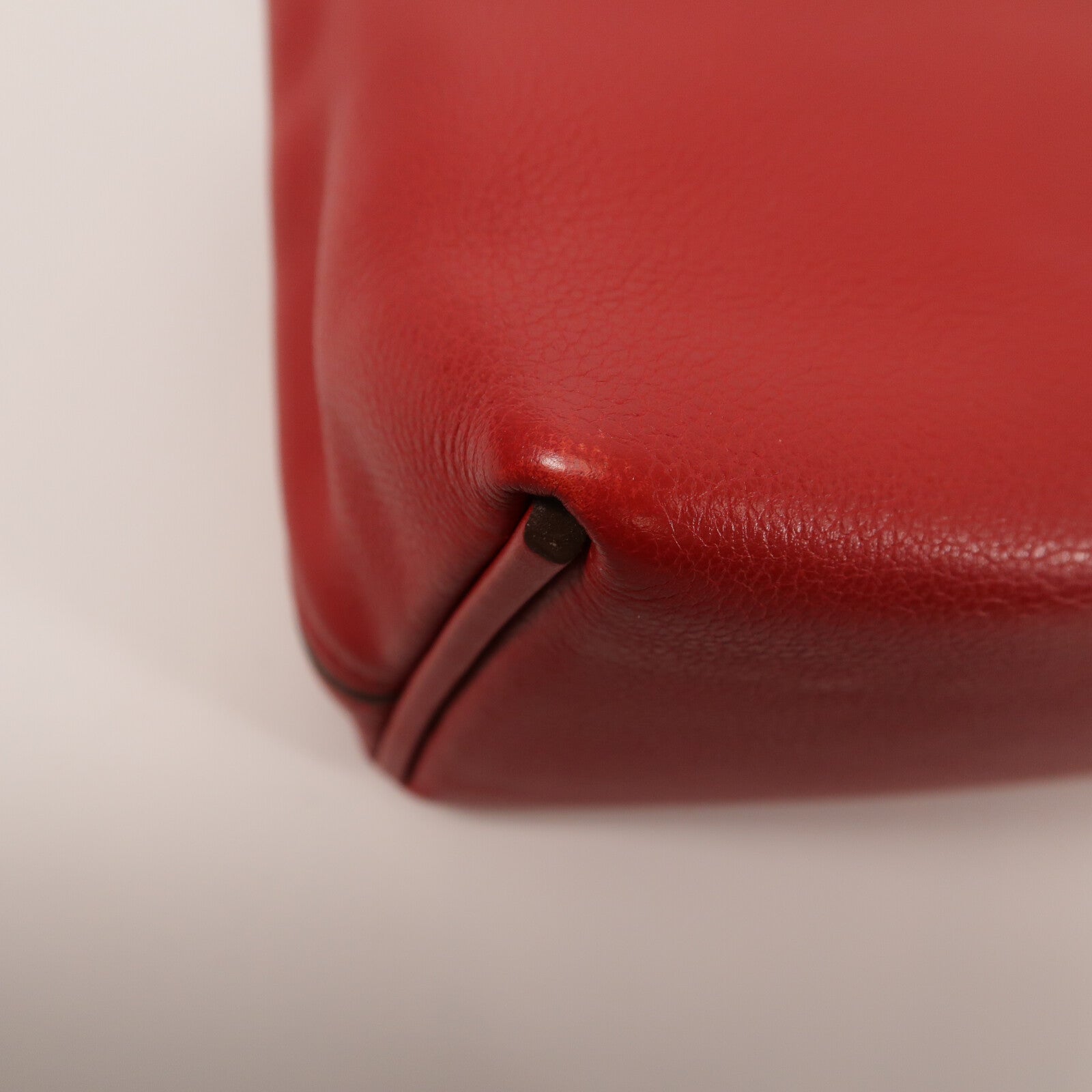 HERMES Evercolor皮革24/24 Mini肩背袋Rouge Piment