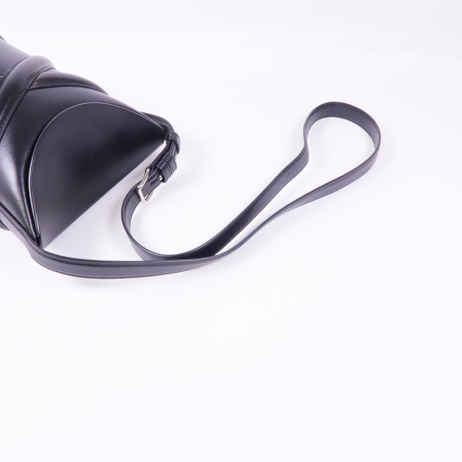 SELECTION 牛皮皮革Shoulder Bag銀扣肩背袋