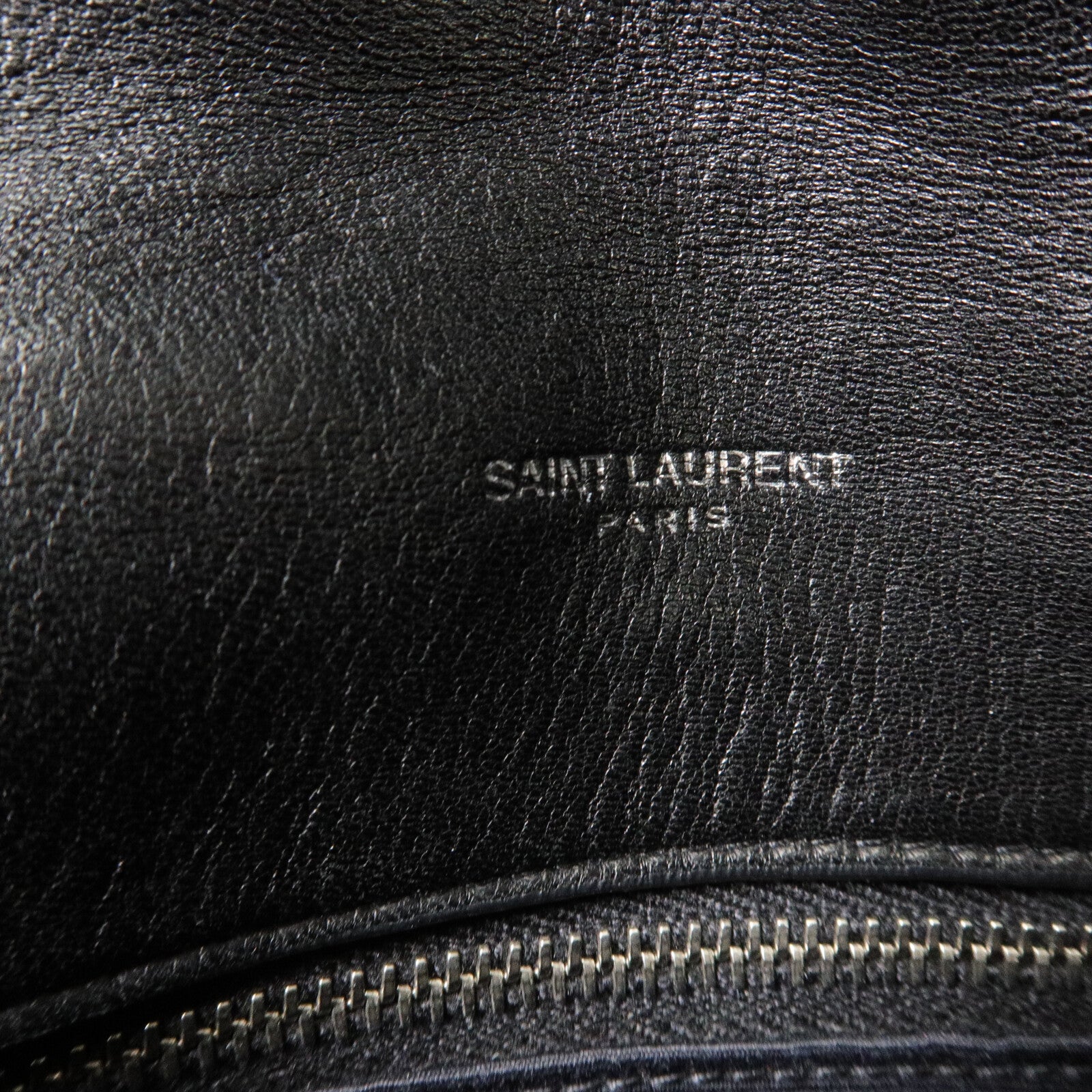SAINT LAURENT 羊皮皮革Puffer Toy鏈帶肩背袋