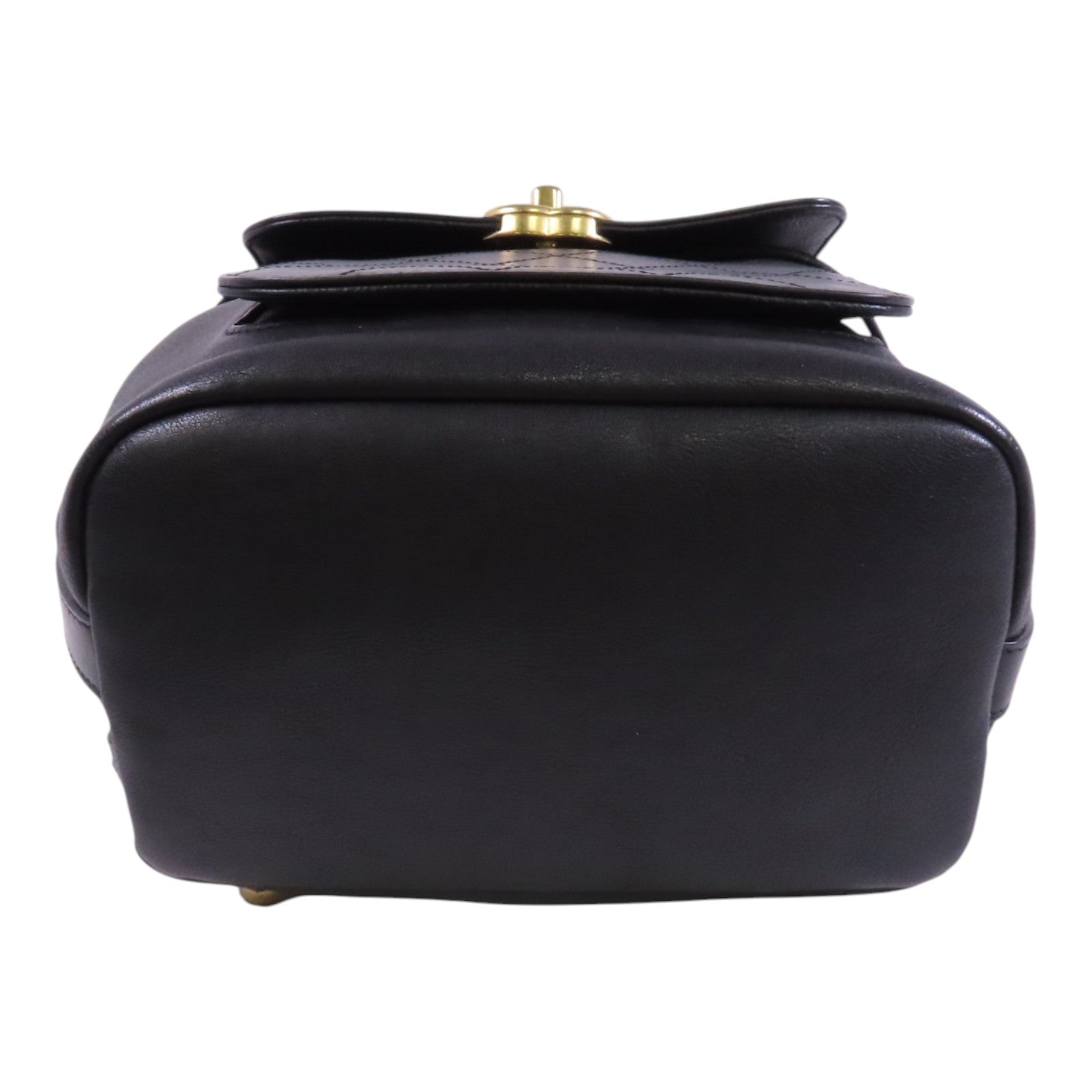 CHANEL 牛皮皮革BackPack金扣背包