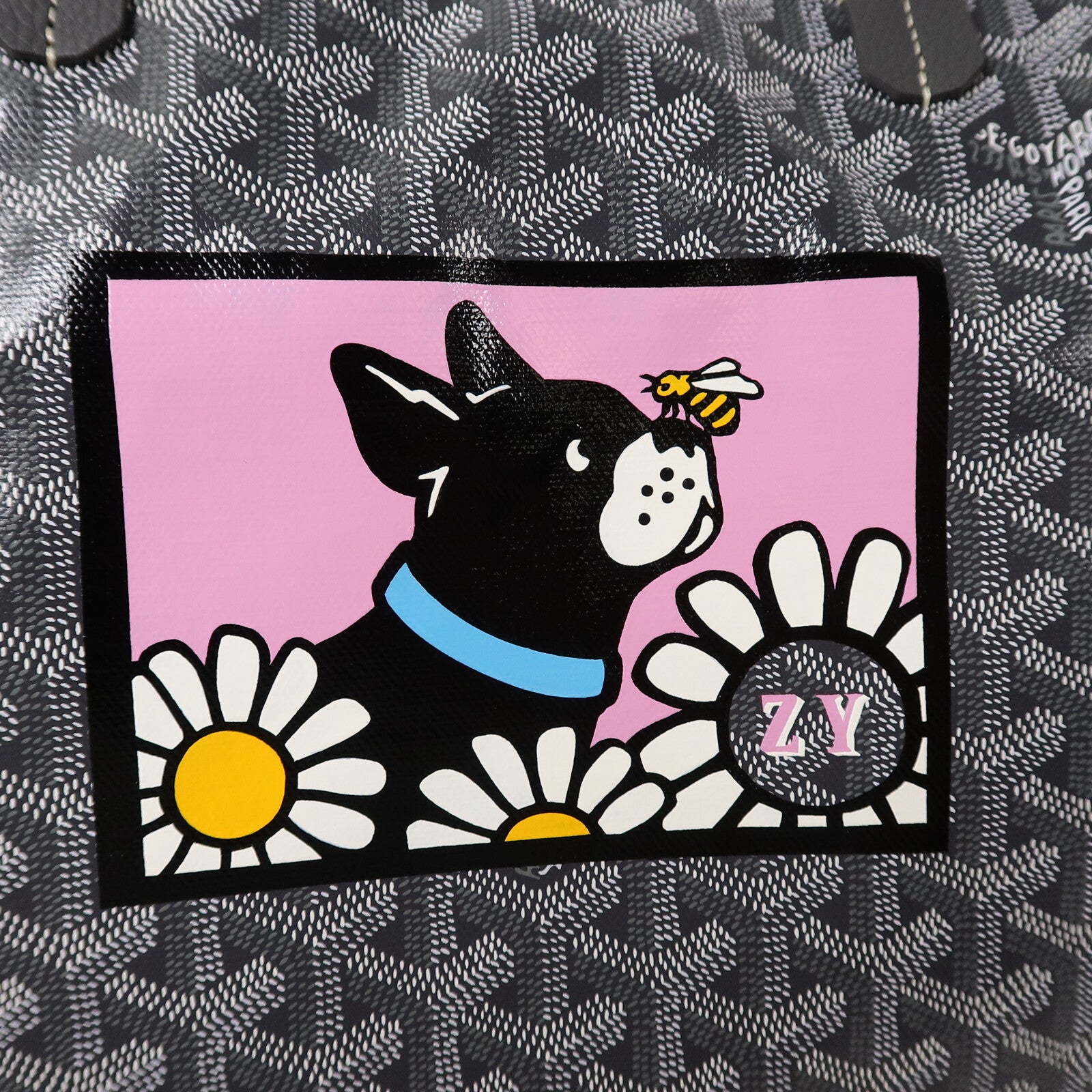 GOYARD 塗層帆布Hardy PM手挽袋