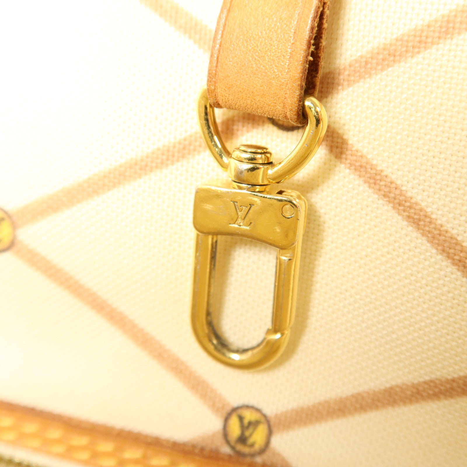 LOUIS VUITTON Monogram Summer Trunk Neverfull MM金扣肩背袋