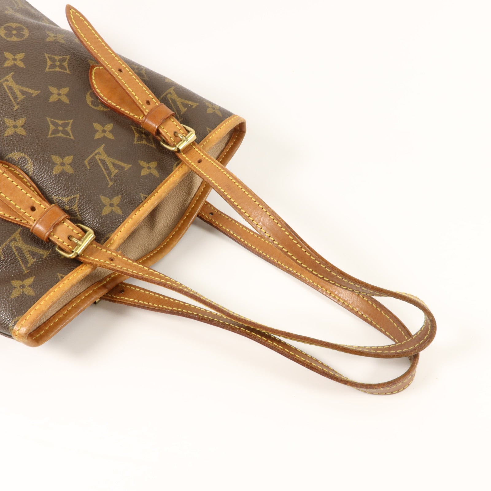LOUIS VUITTON Monogram Bucket PM金扣手挽袋