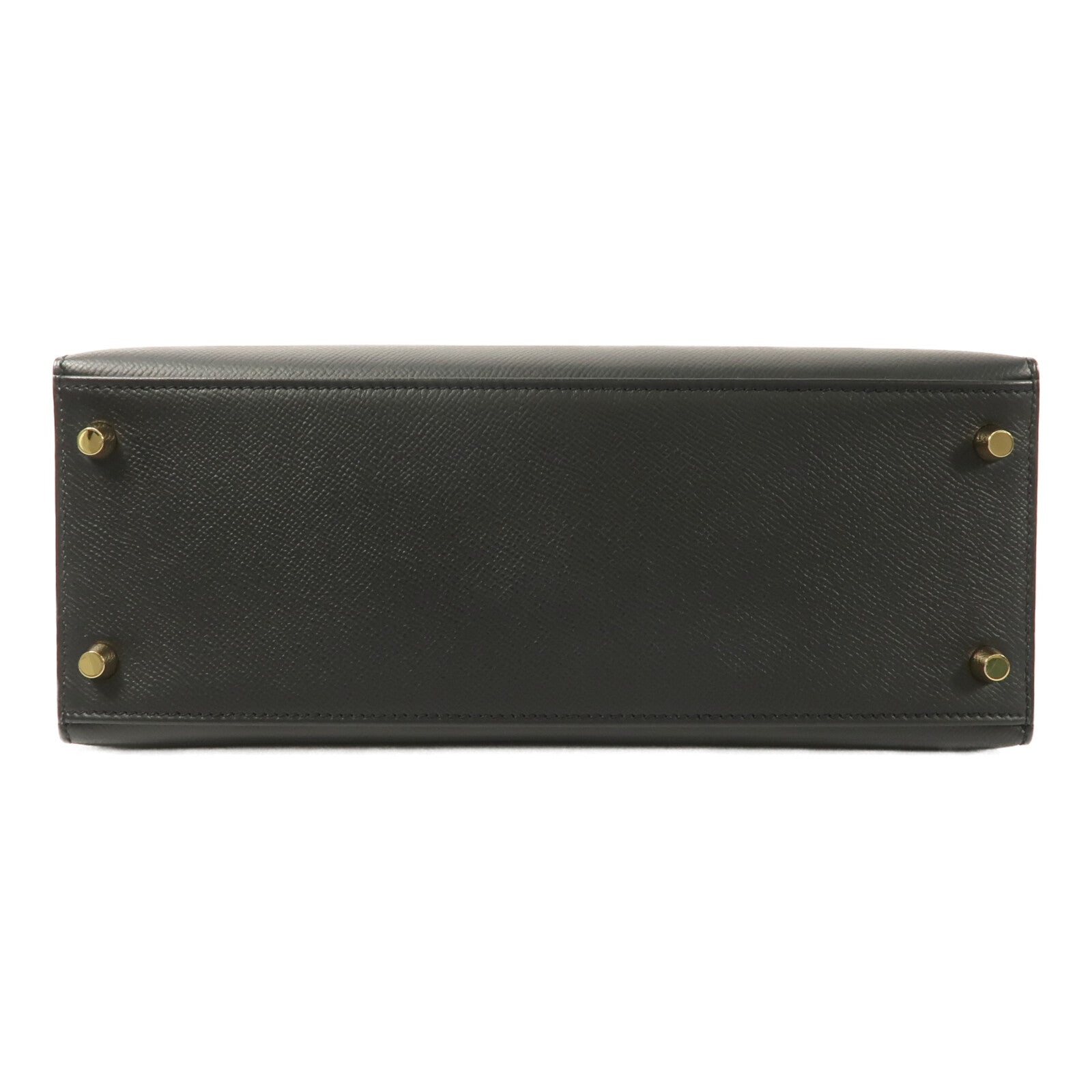 HERMES Epsom皮革Kelly 28手挽肩背兩用袋Noir