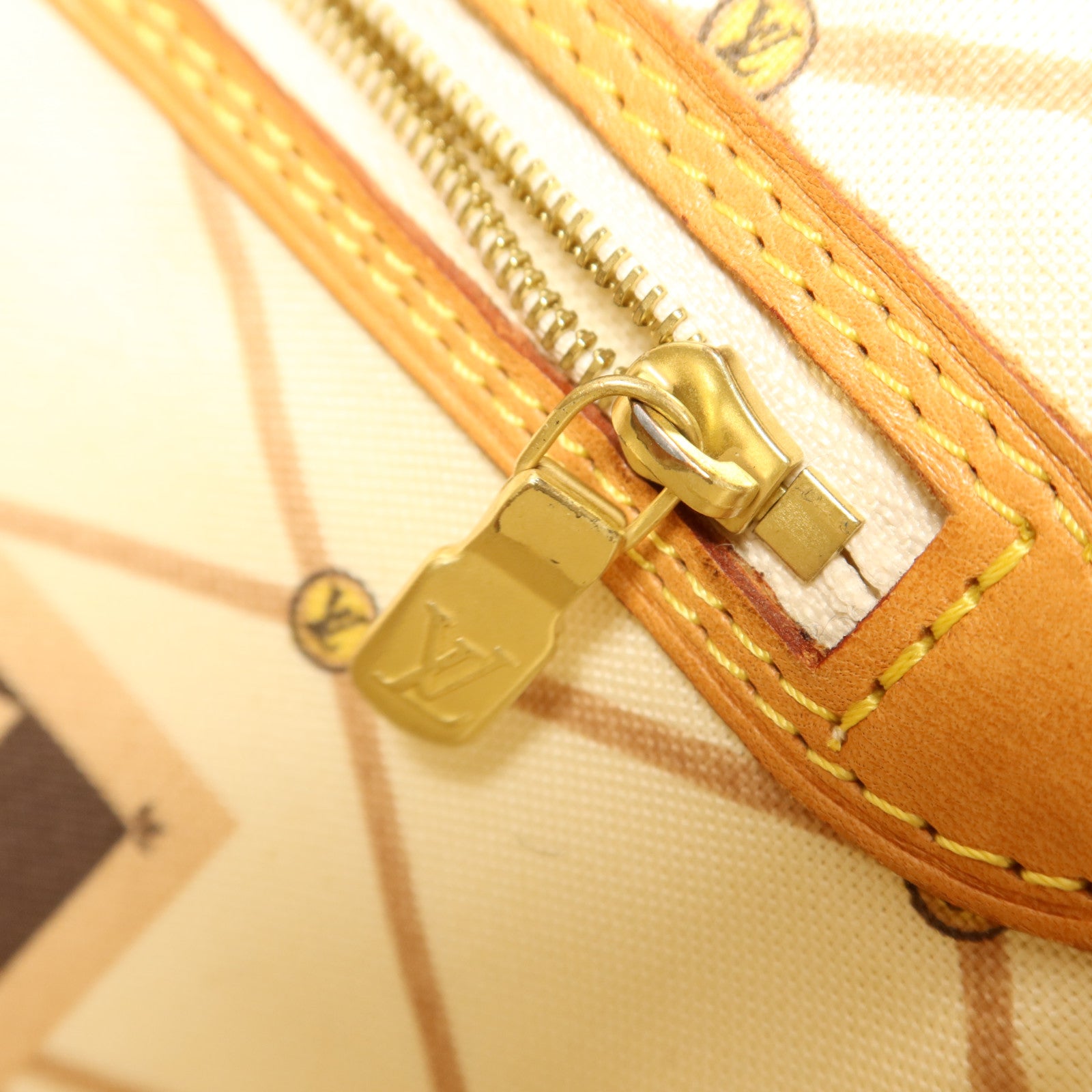 LOUIS VUITTON Monogram Summer Trunk Neverfull MM金扣肩背袋