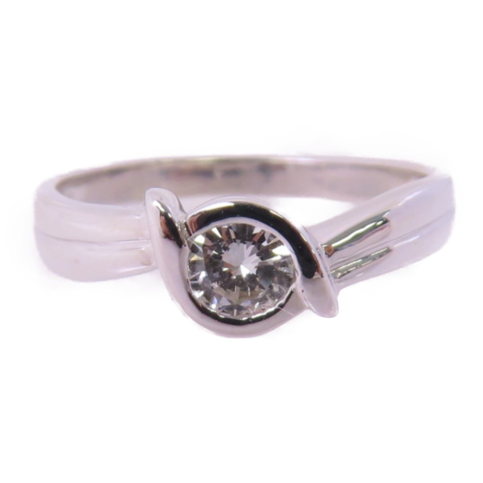 JEWELRY 【激減優惠】18K白金/0.32ct鑽石Diamond Ring戒指US#6.5