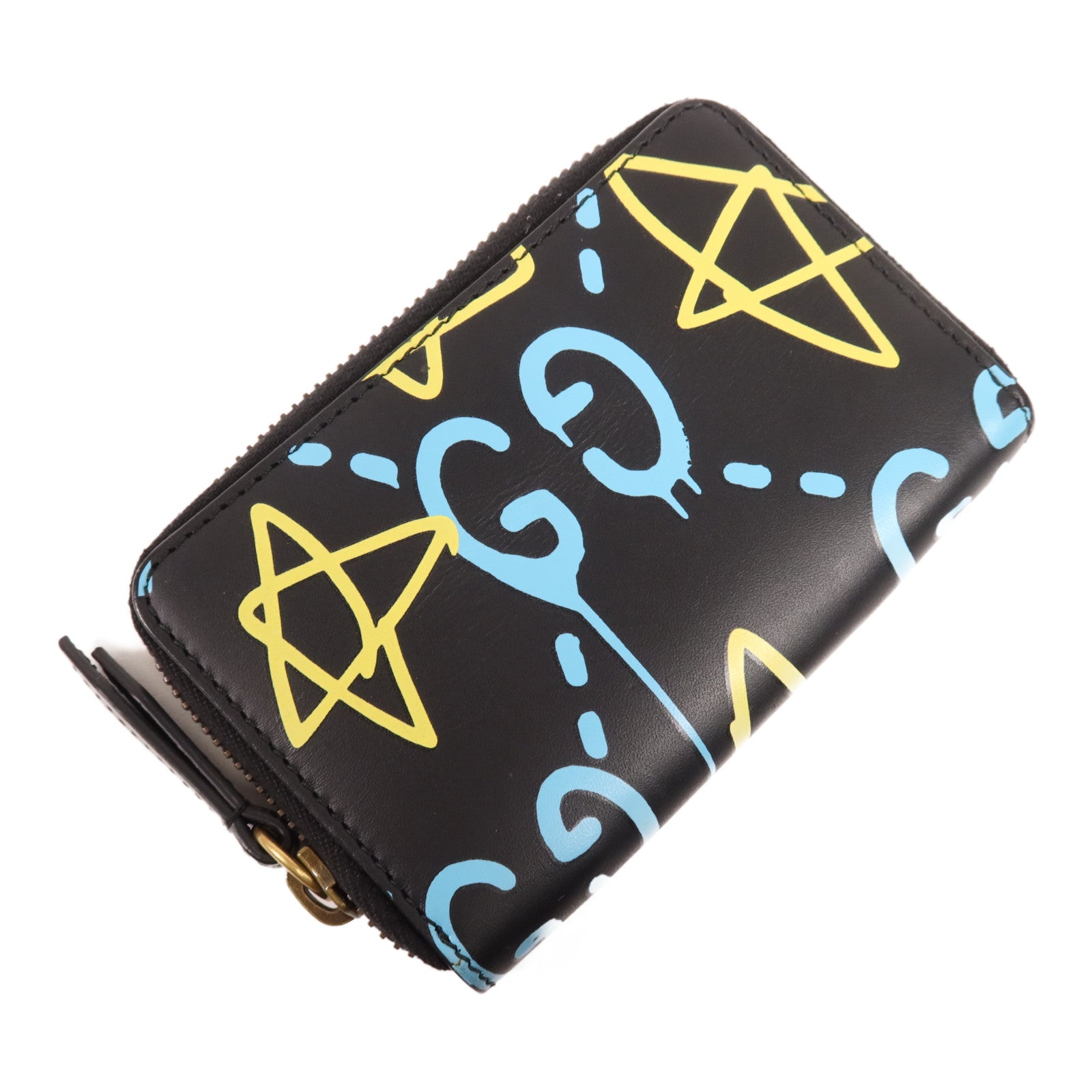 GUCCI 牛皮皮革Card Case金扣卡片套