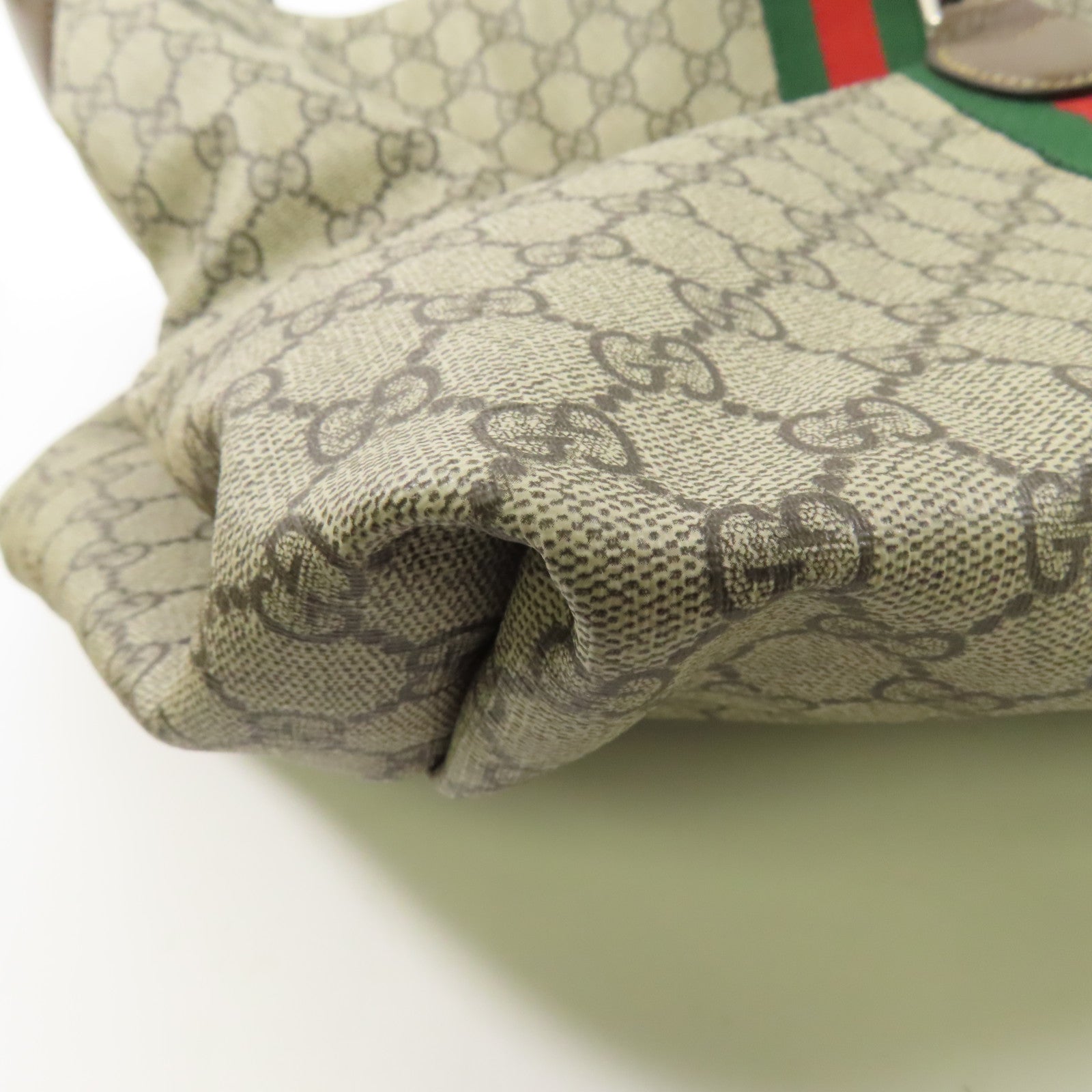 GUCCI 塗層帆布Jackie 1961 Medium銀扣肩背袋
