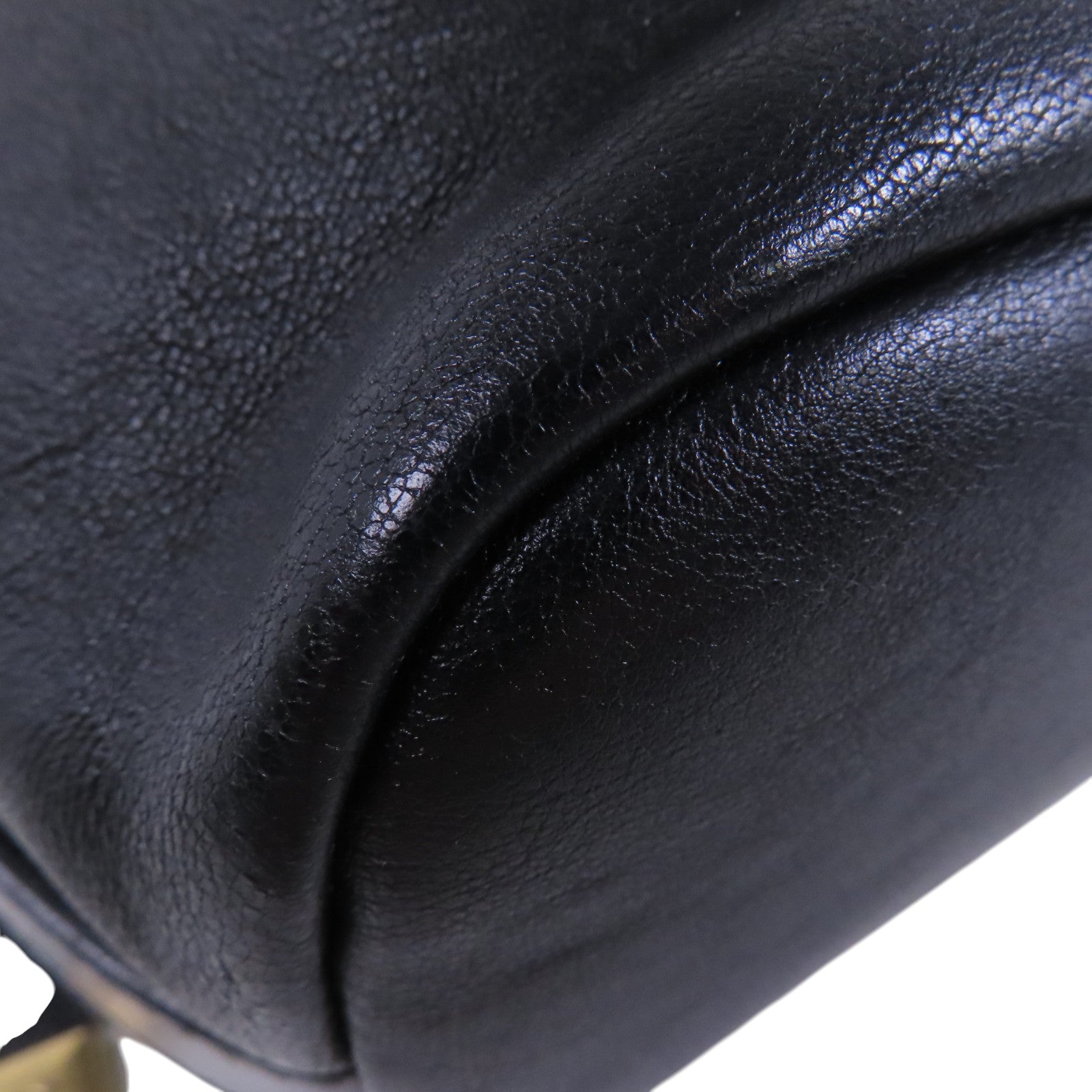 CHANEL 牛皮皮革BackPack金扣背包