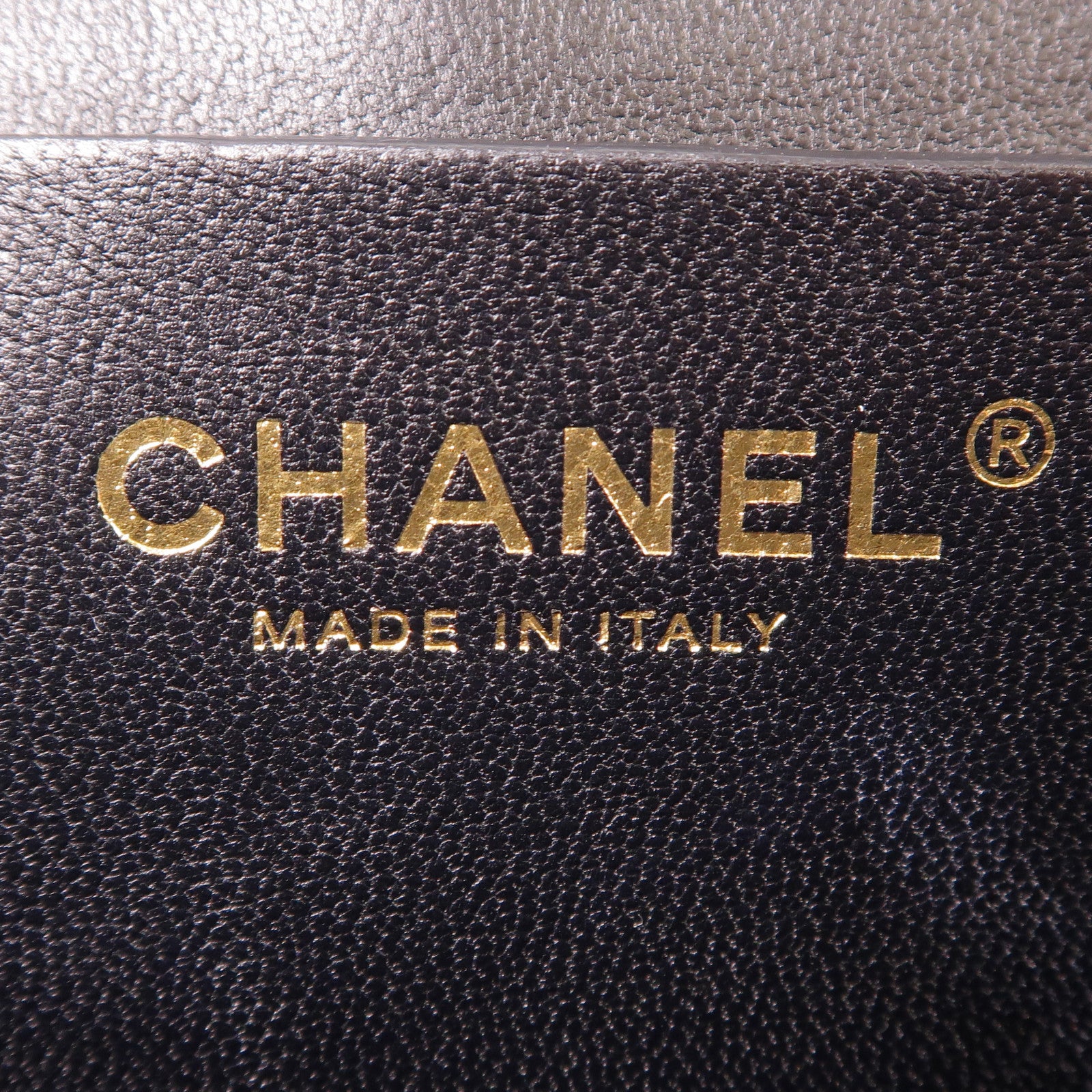 CHANEL 牛皮皮革Chain Shoulder金扣手挽肩背兩用袋