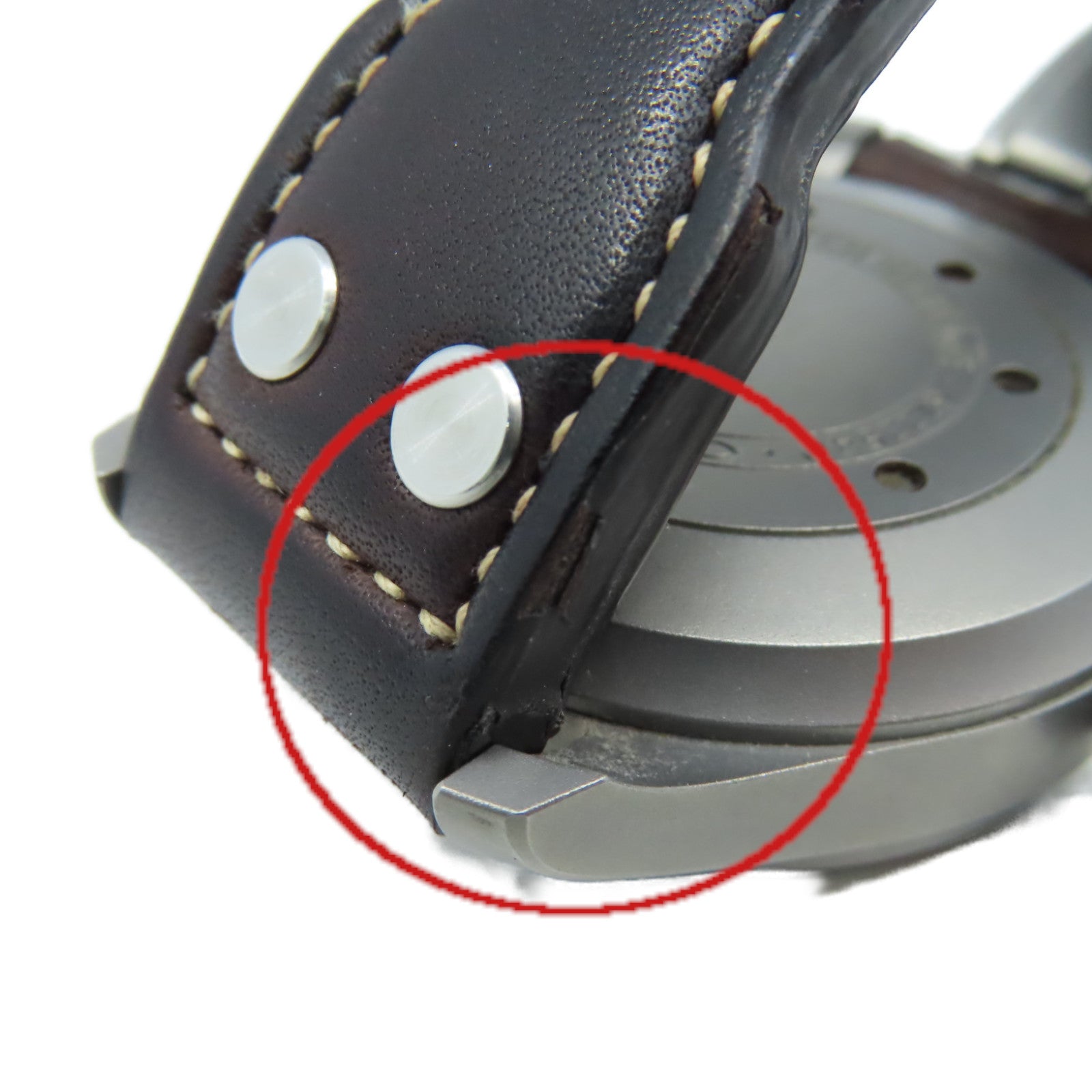 IWC Big Pilot Watch鈦金屬牛皮皮革帶自動機芯手錶黑色