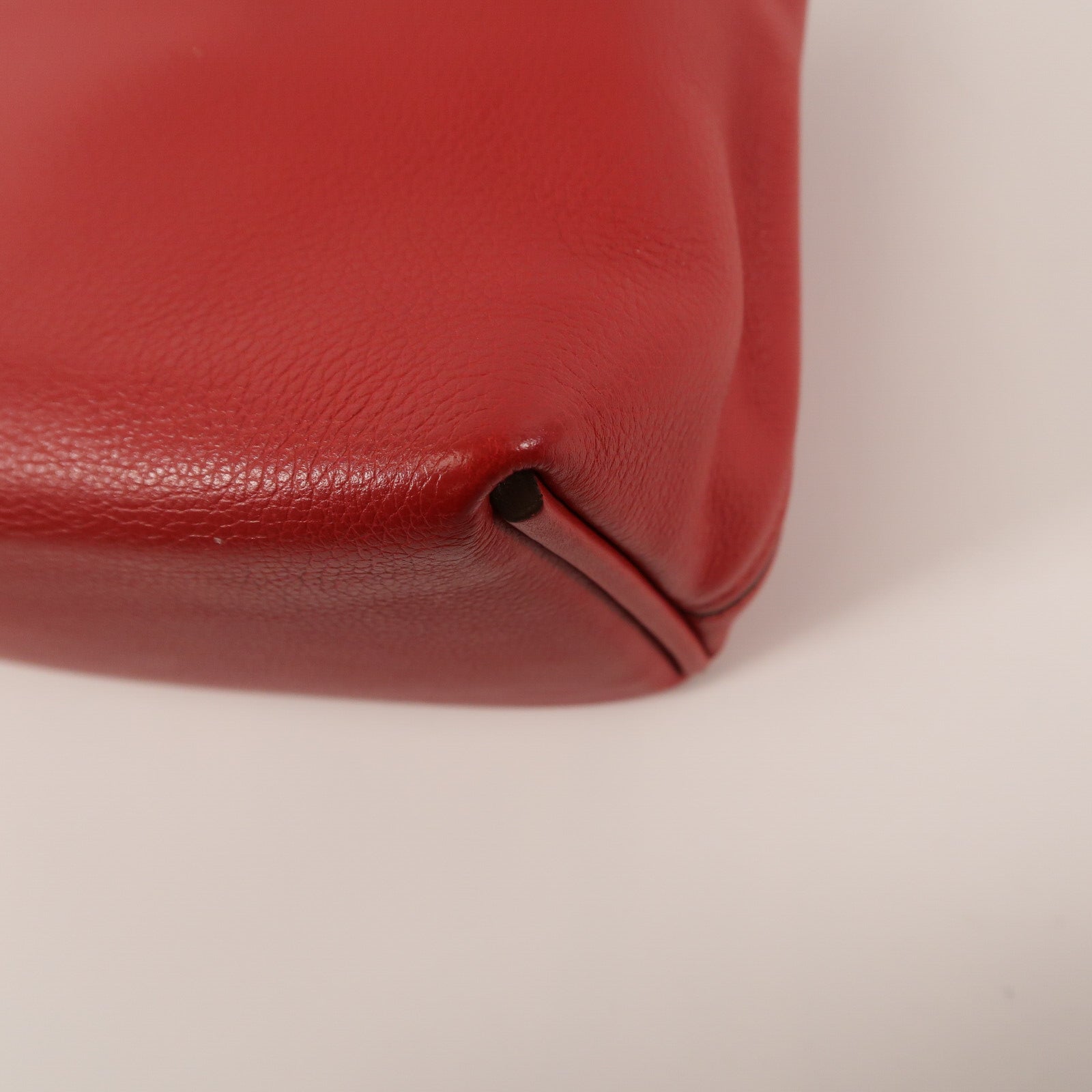 HERMES Evercolor皮革24/24 Mini肩背袋Rouge Piment