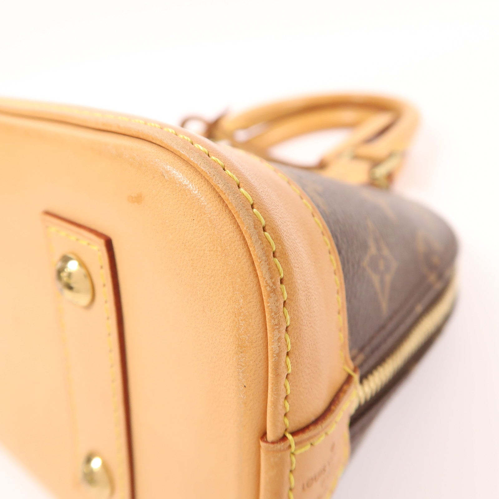 LOUIS VUITTON LV GHW Alma BB 2 Way Shoulder Bag Handbag M53152 Monogram Brown