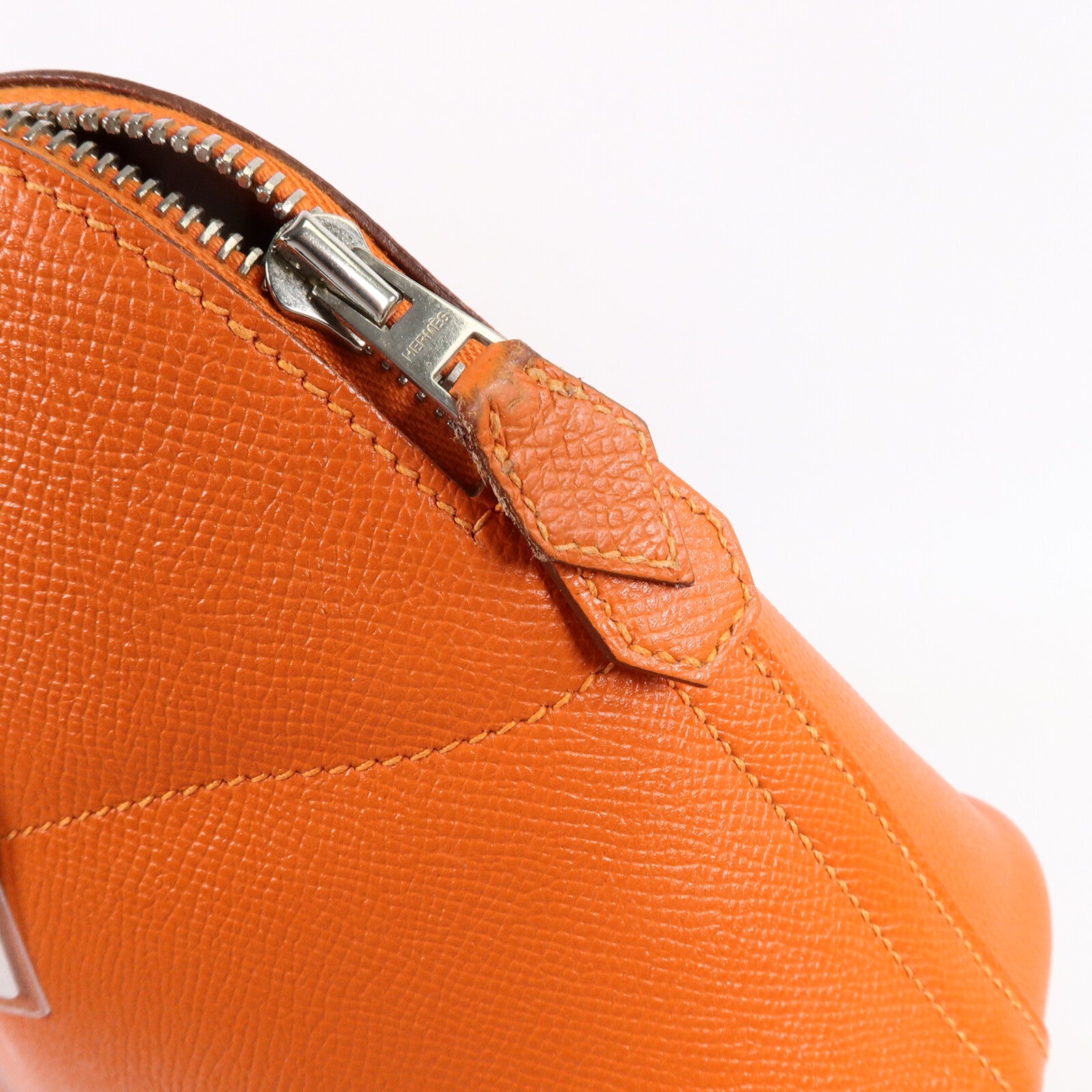 HERMES Epsom皮革Bolide 27手挽袋Feu