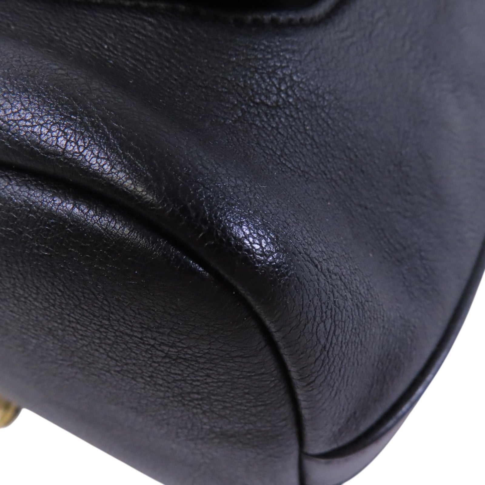 CHANEL 牛皮皮革BackPack金扣背包